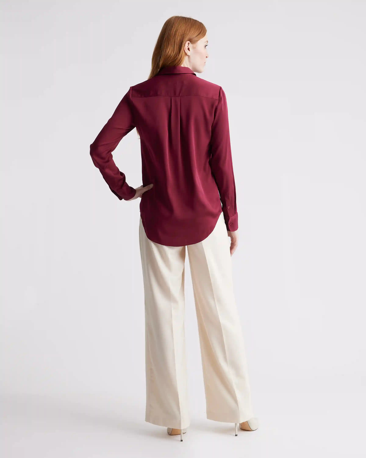 Washable Stretch Silk Blouse