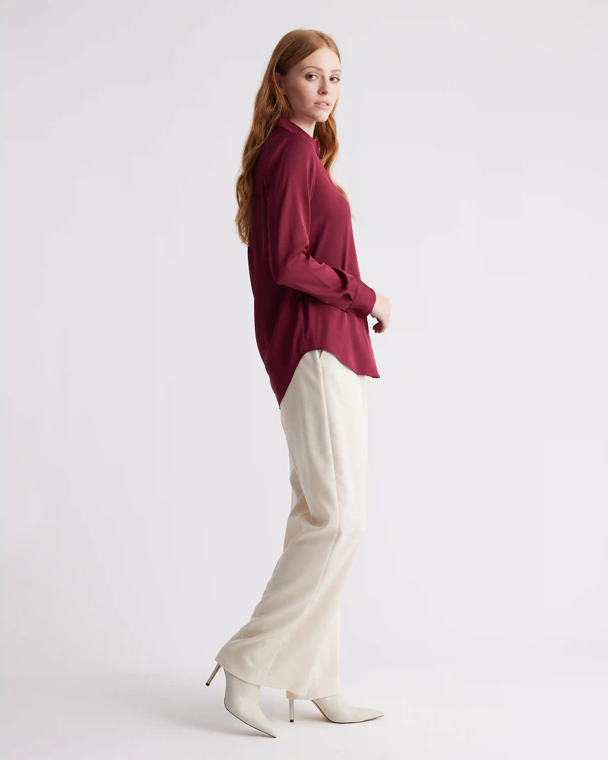 Washable Stretch Silk Blouse