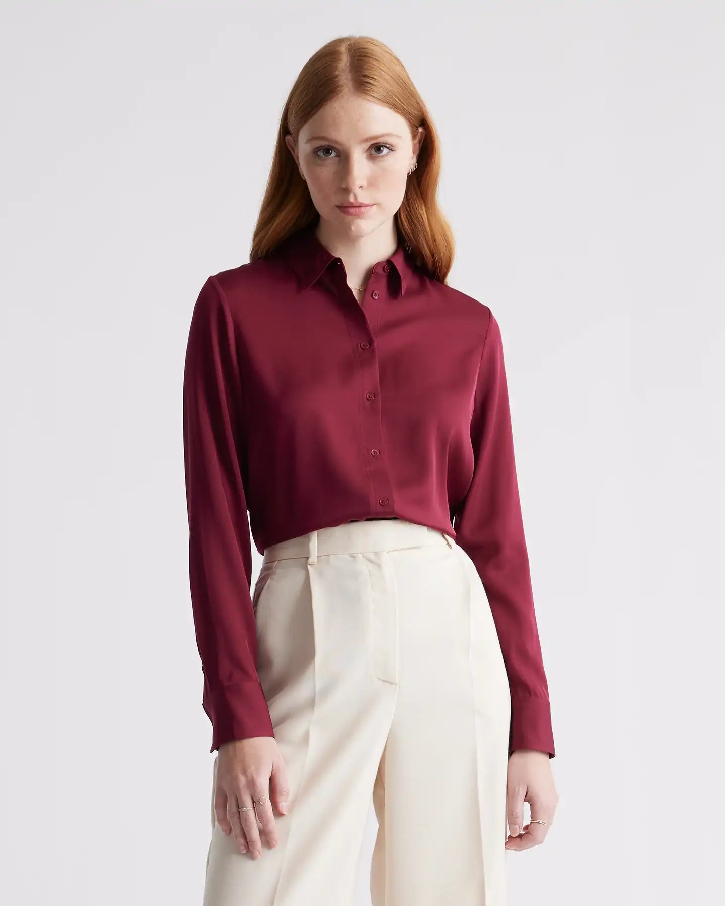 Washable Stretch Silk Blouse