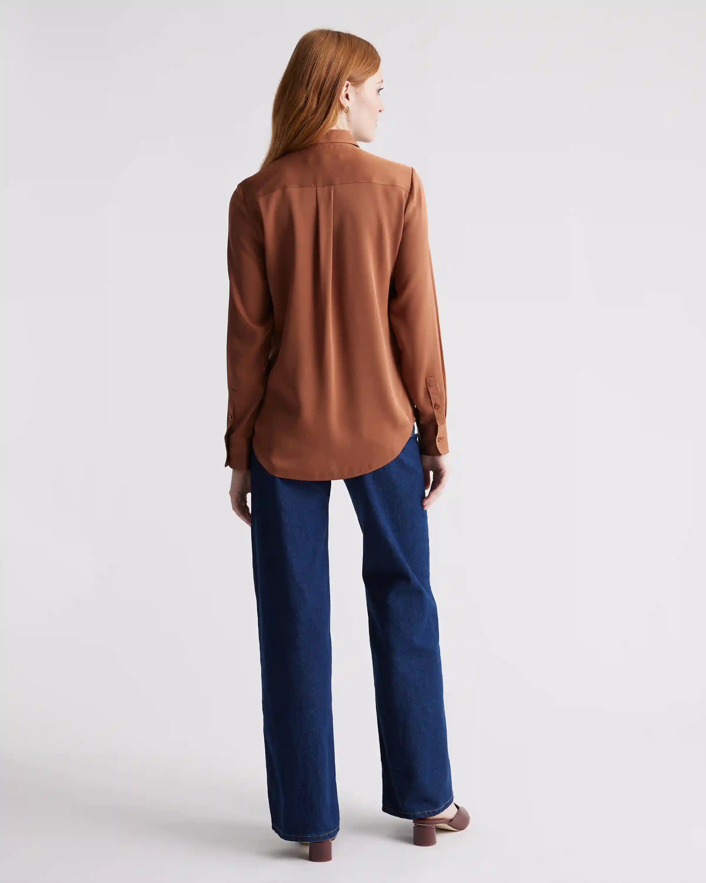 Washable Stretch Silk Blouse