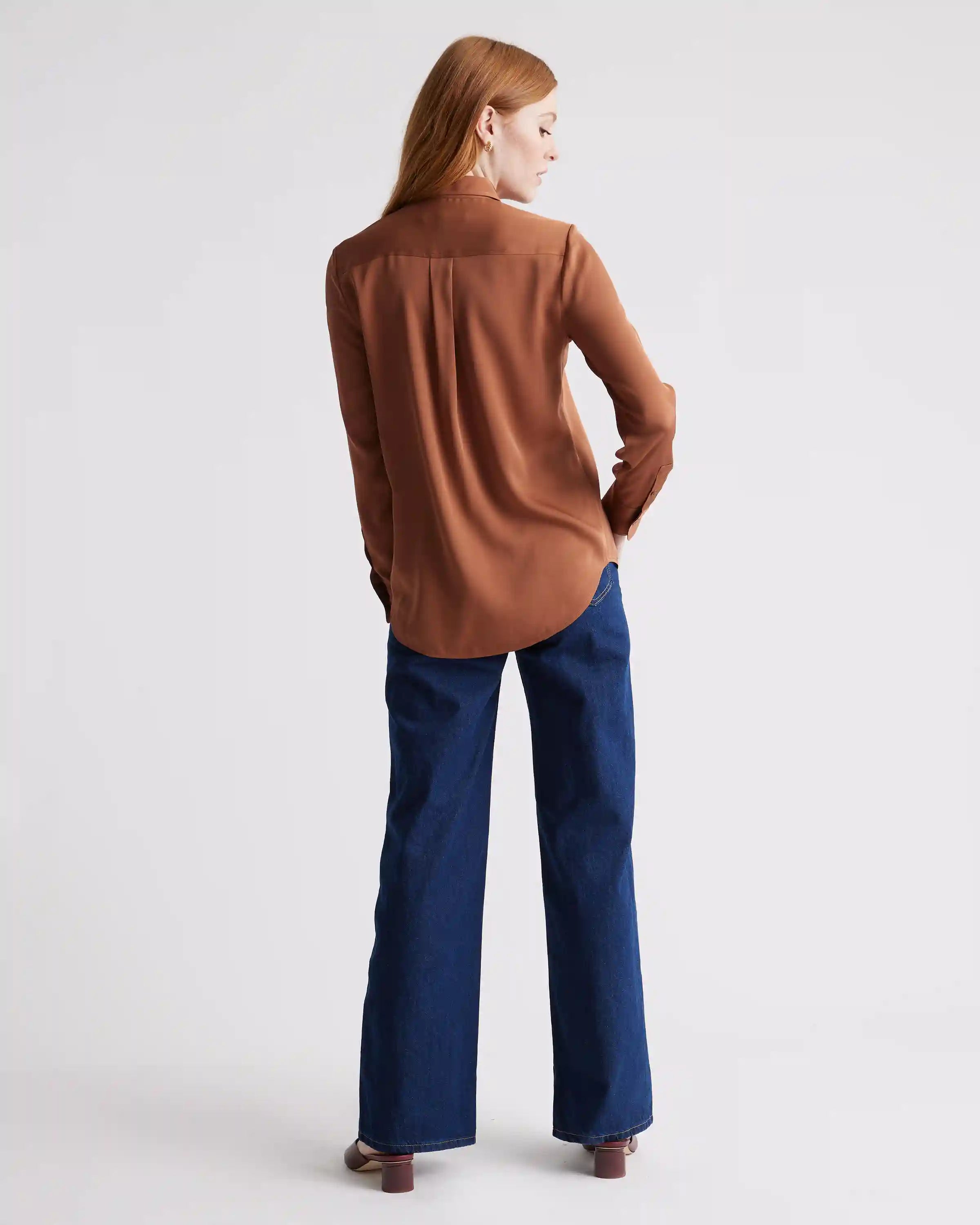 Washable Stretch Silk Blouse