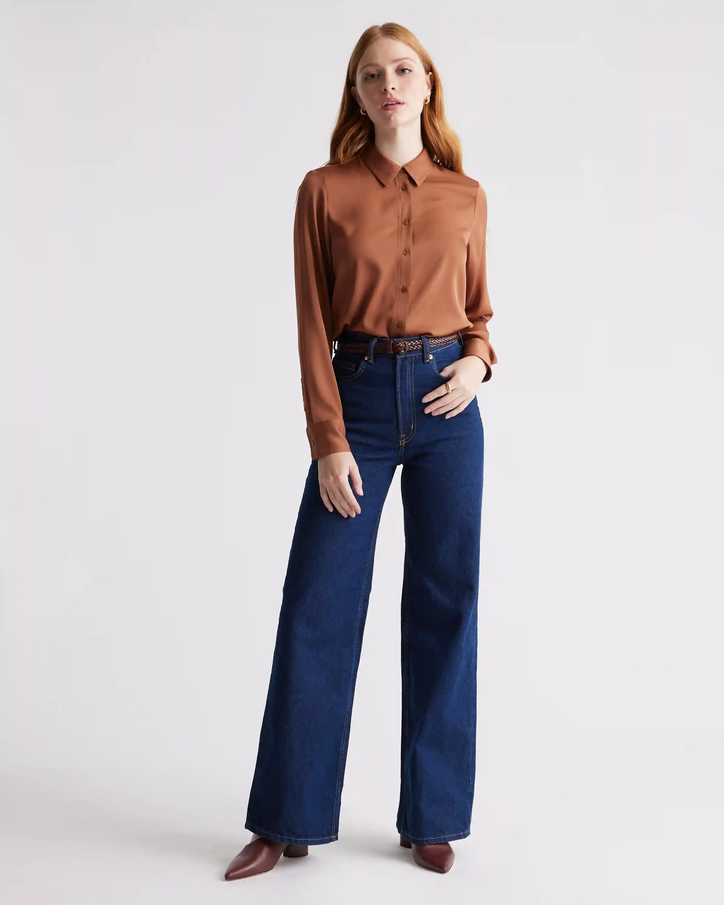 Washable Stretch Silk Blouse