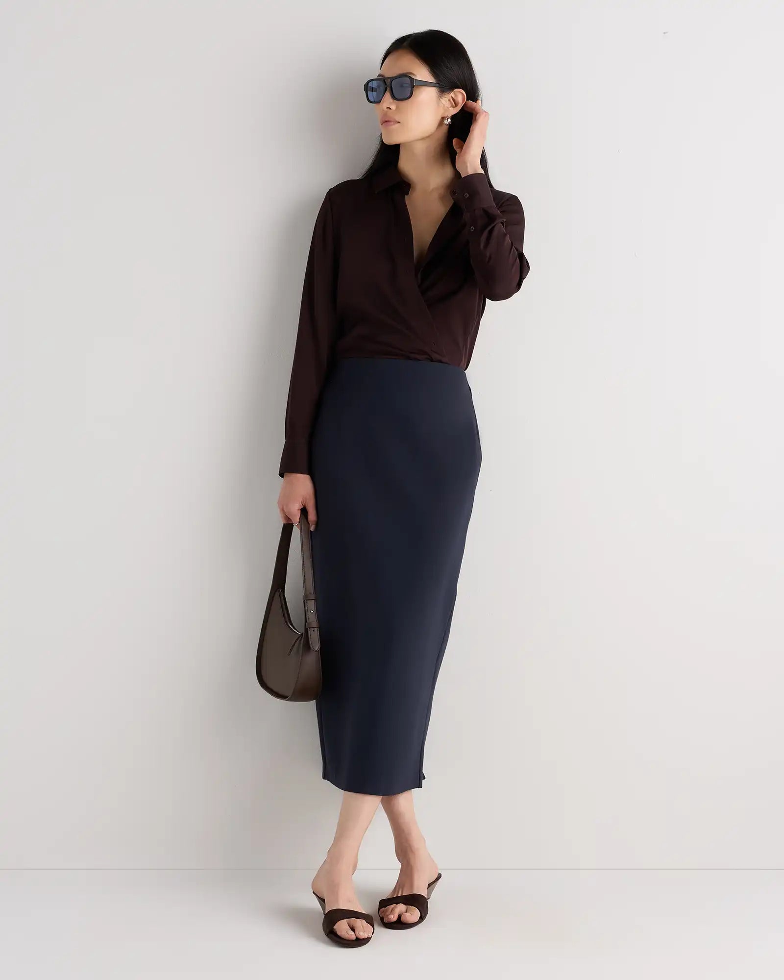 Washable Stretch Silk Blouse