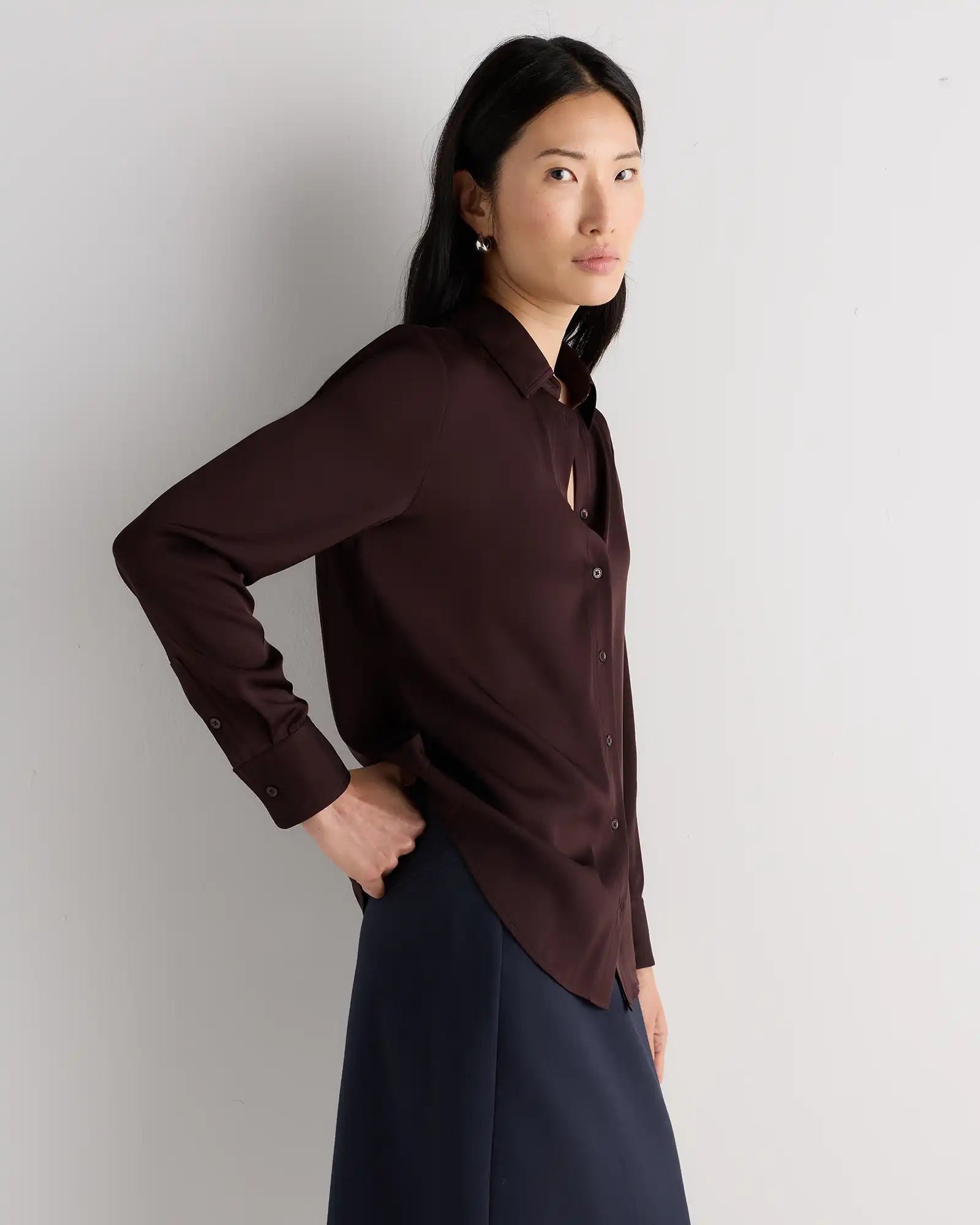 Washable Stretch Silk Blouse