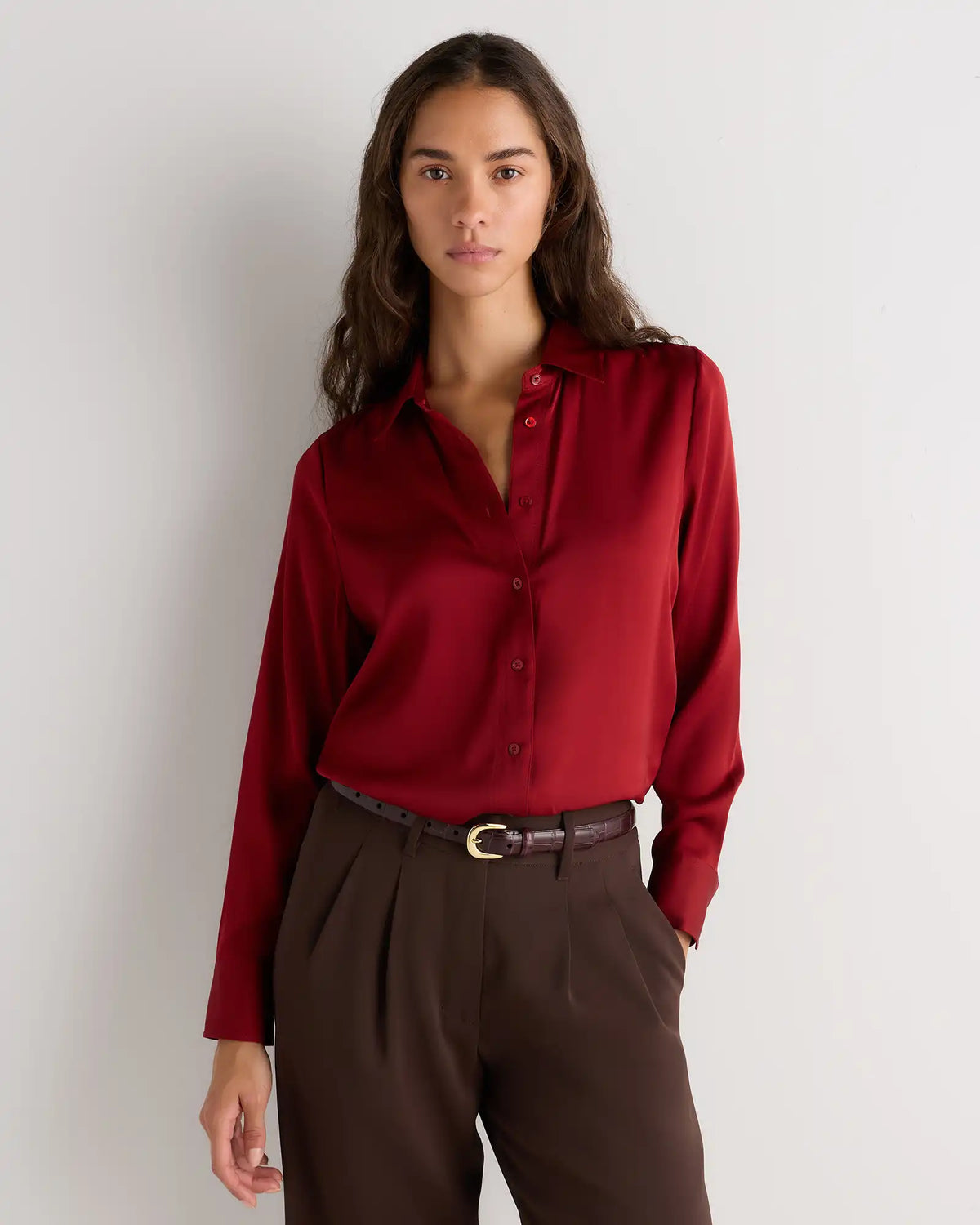 Washable Stretch Silk Blouse