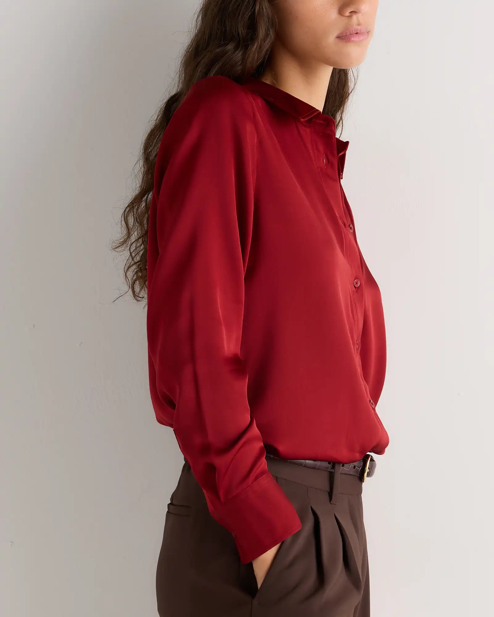 Washable Stretch Silk Blouse
