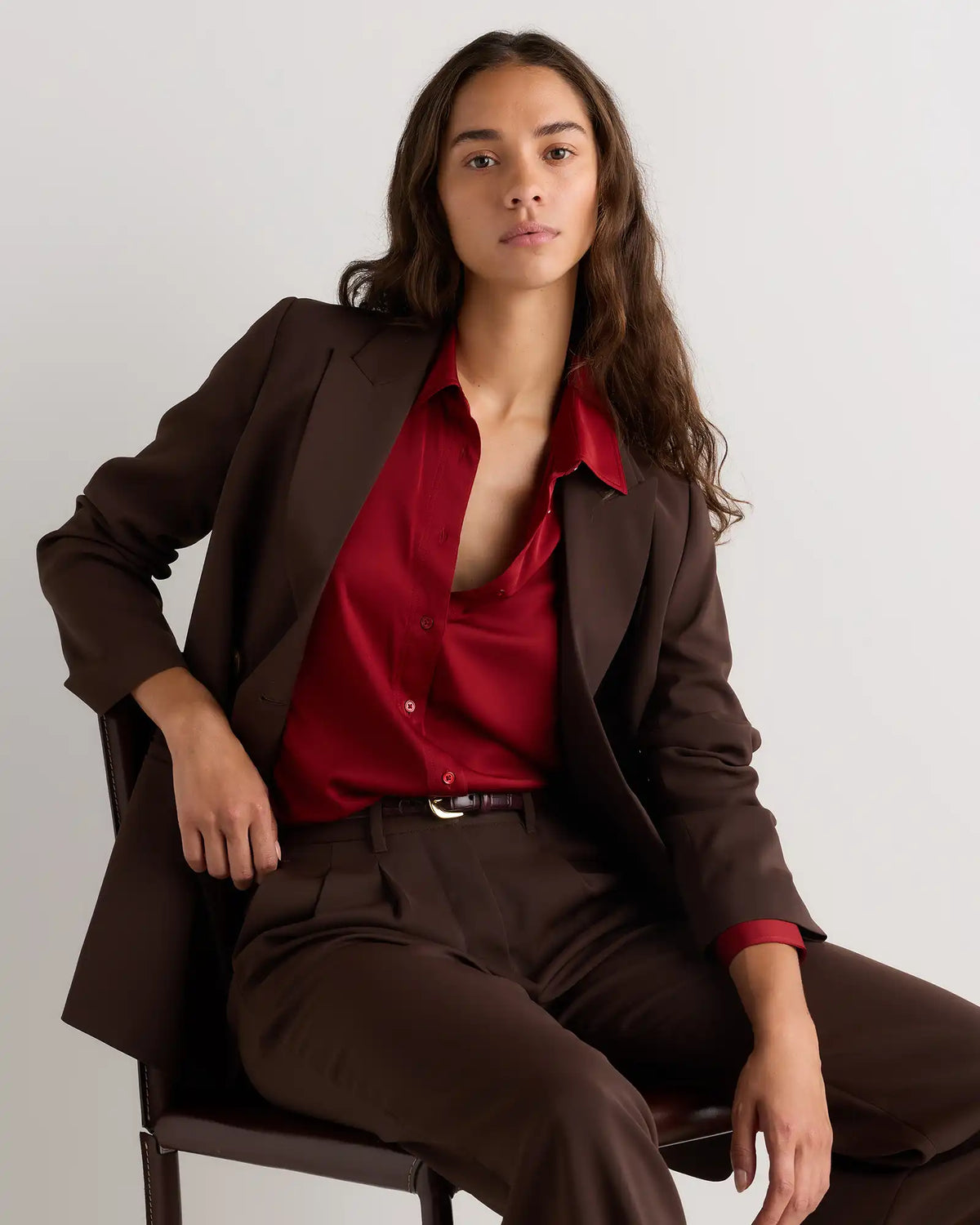 Washable Stretch Silk Blouse