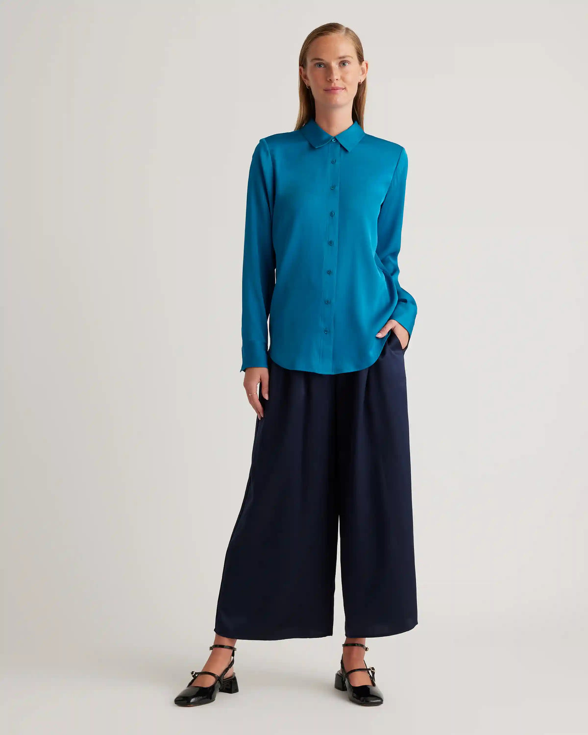 Washable Stretch Silk Blouse
