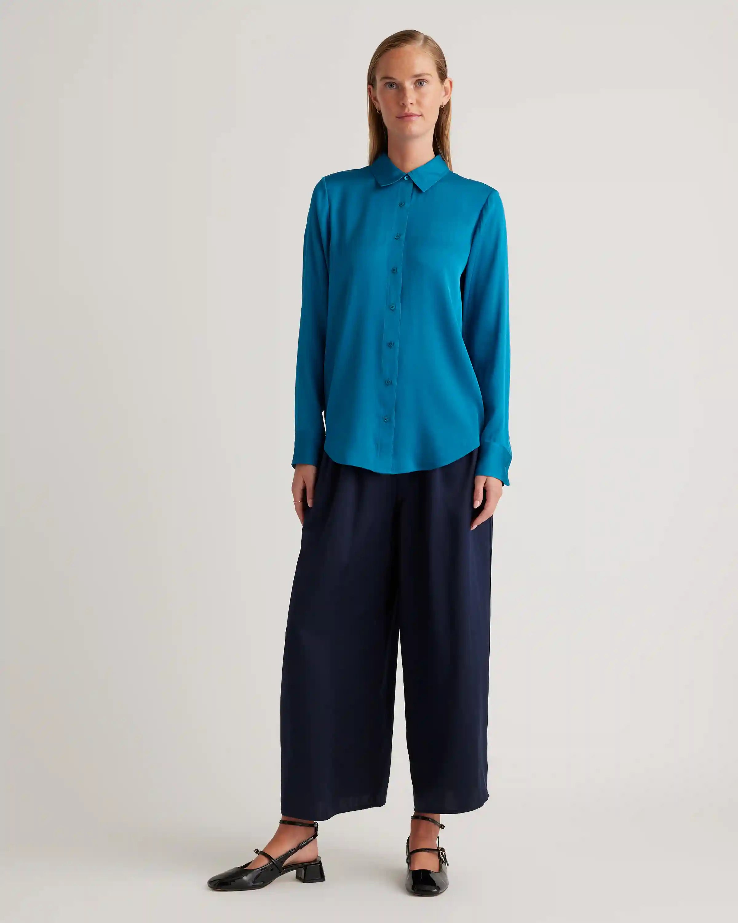Washable Stretch Silk Blouse