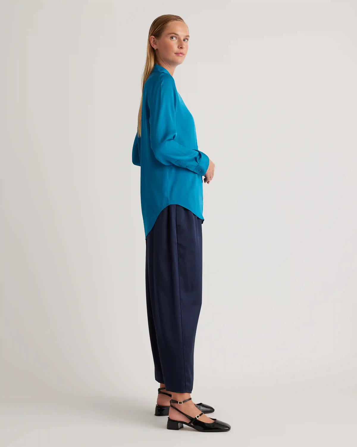 Washable Stretch Silk Blouse