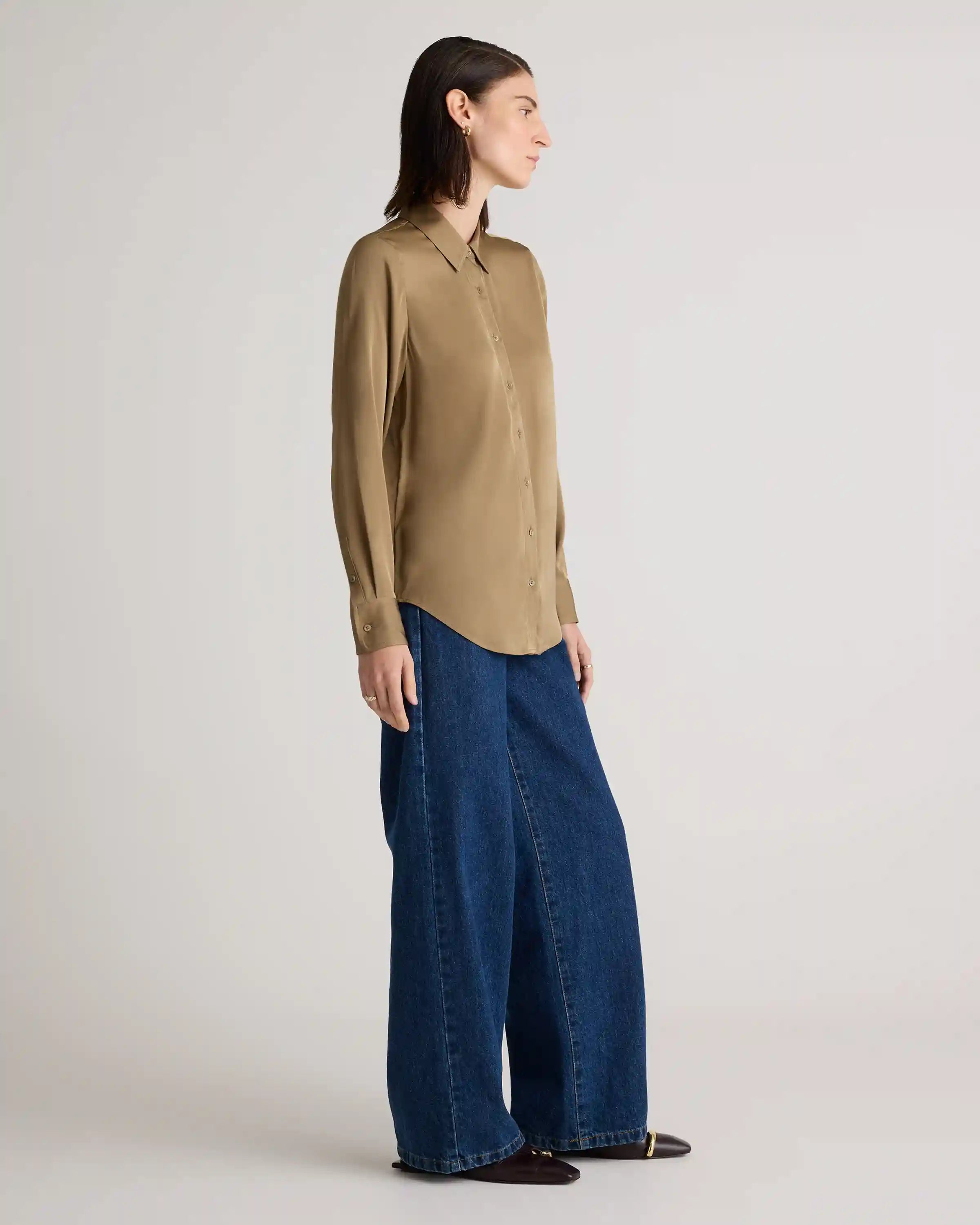 Washable Stretch Silk Blouse