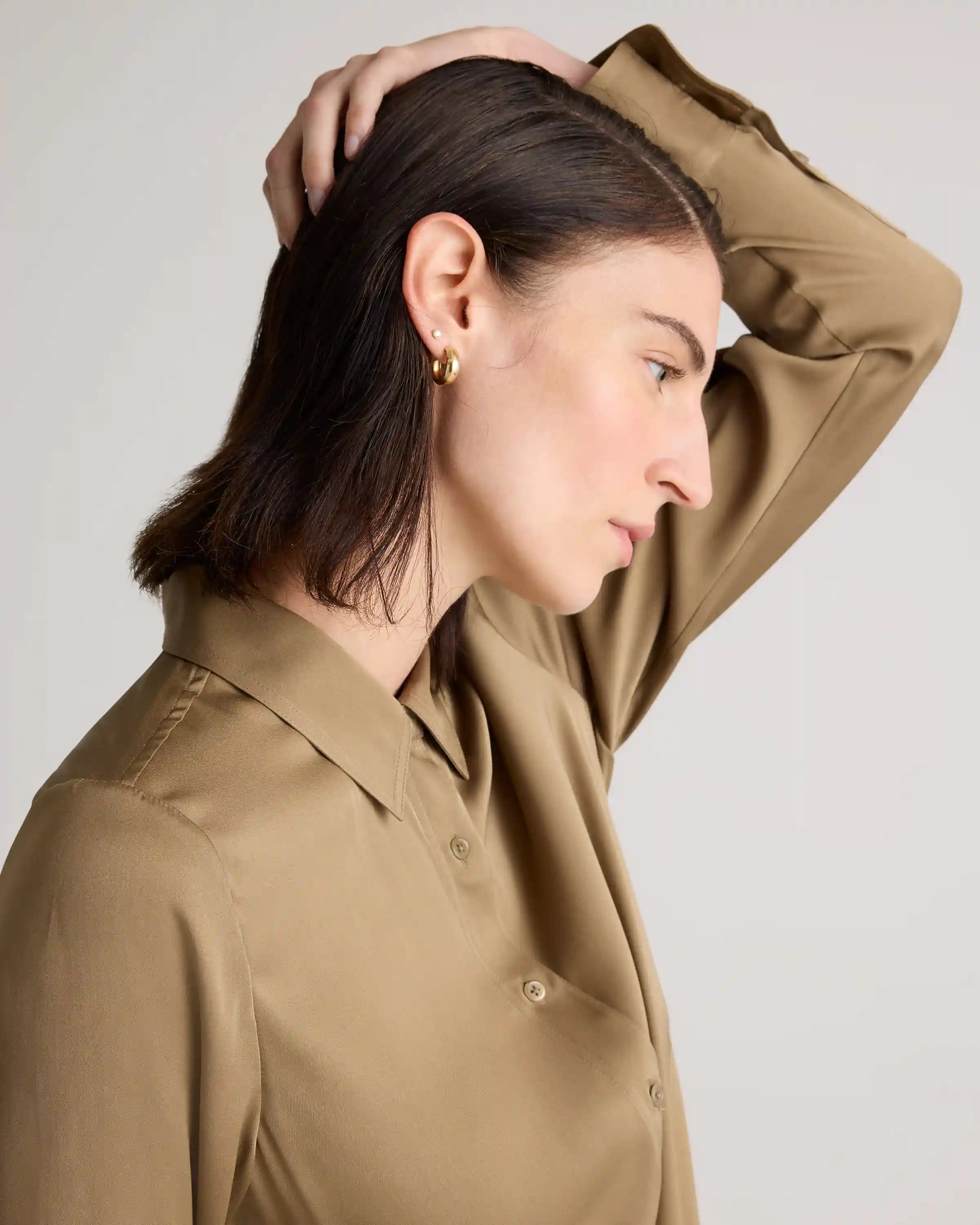 Washable Stretch Silk Blouse