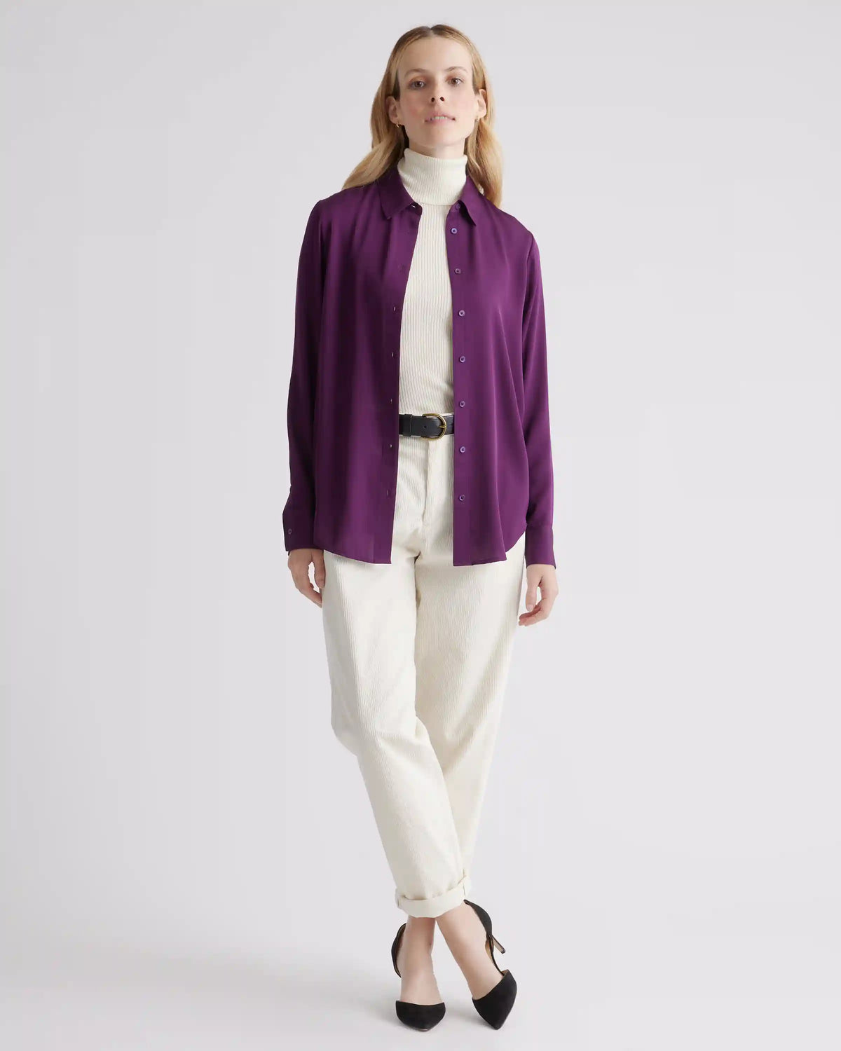 Washable Stretch Silk Blouse