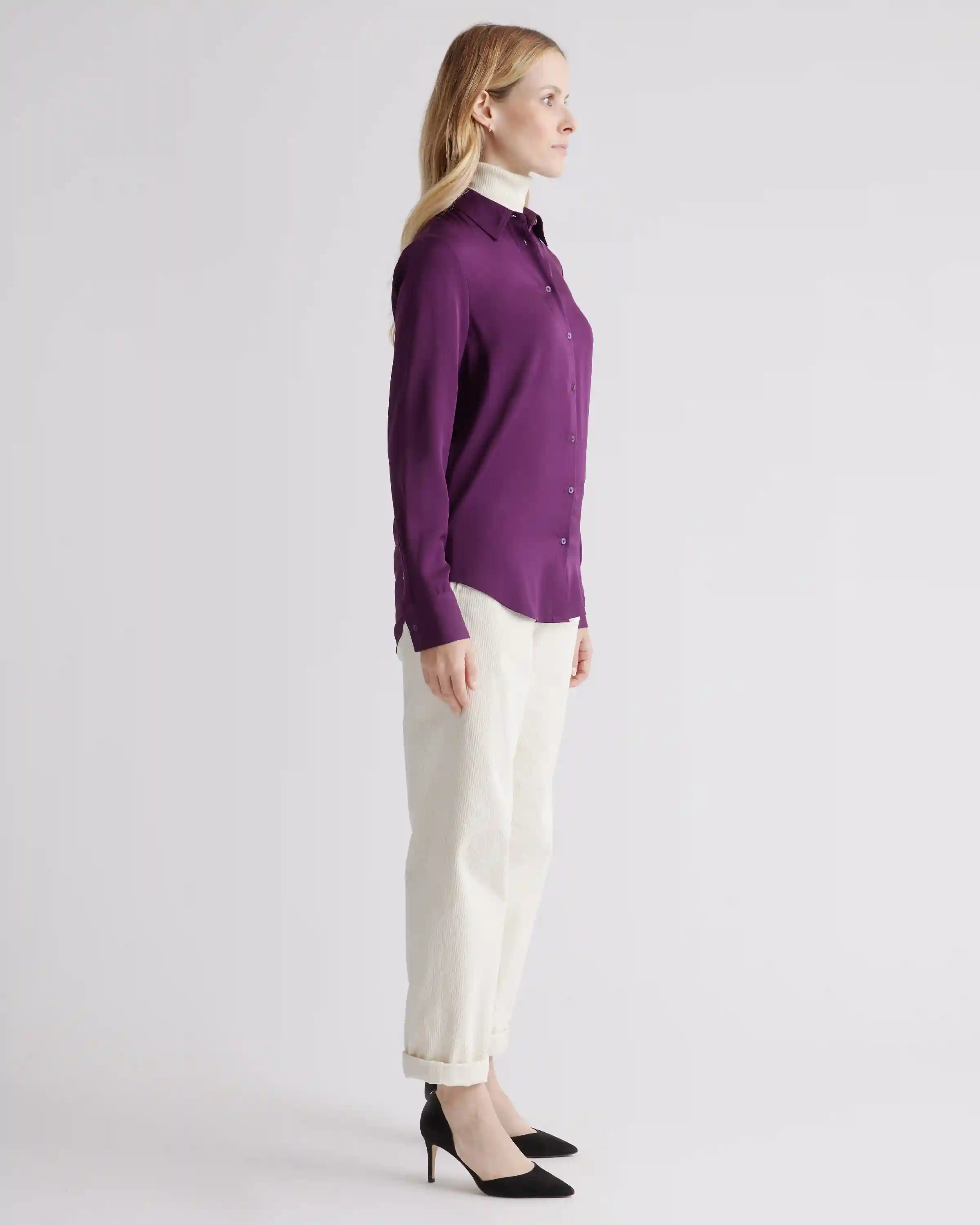 Washable Stretch Silk Blouse