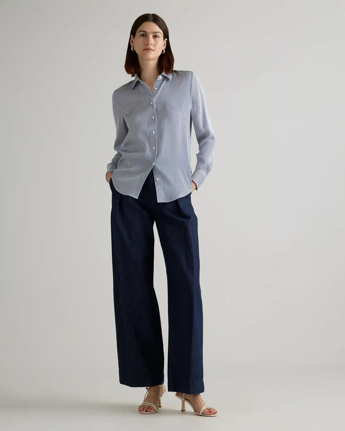 Washable Stretch Silk Blouse