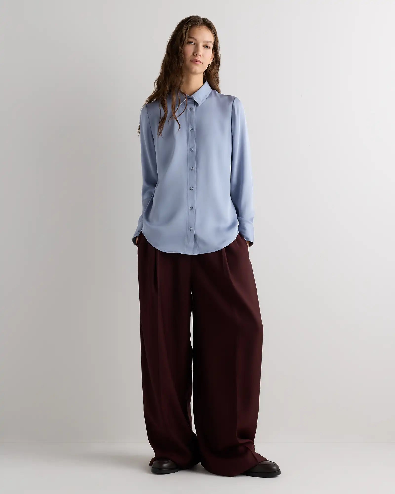Washable Stretch Silk Blouse