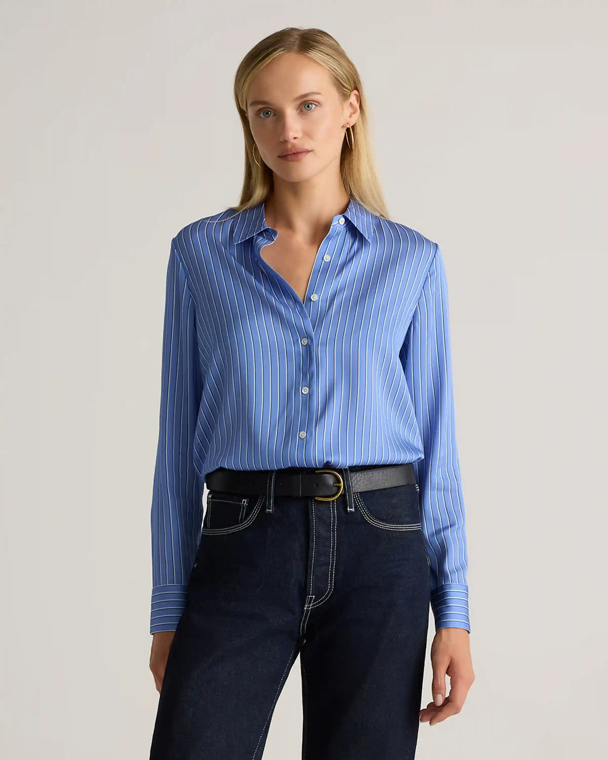 Washable Stretch Silk Blouse