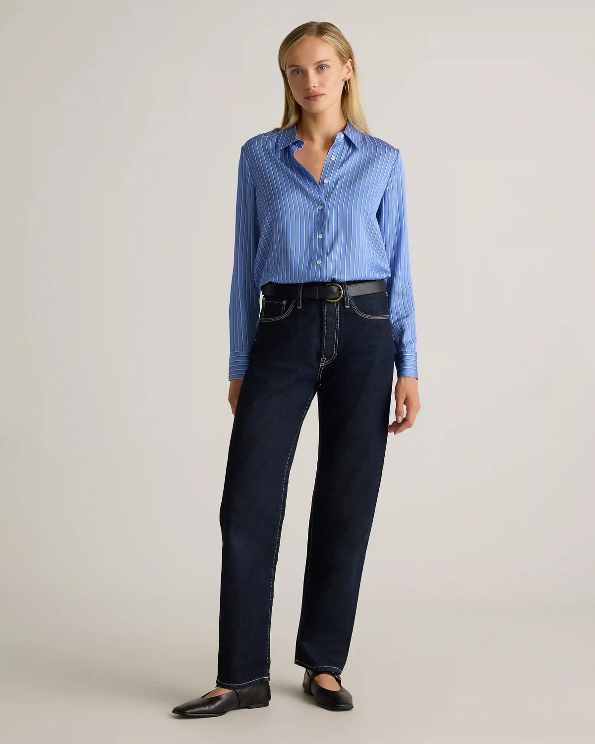 Washable Stretch Silk Blouse