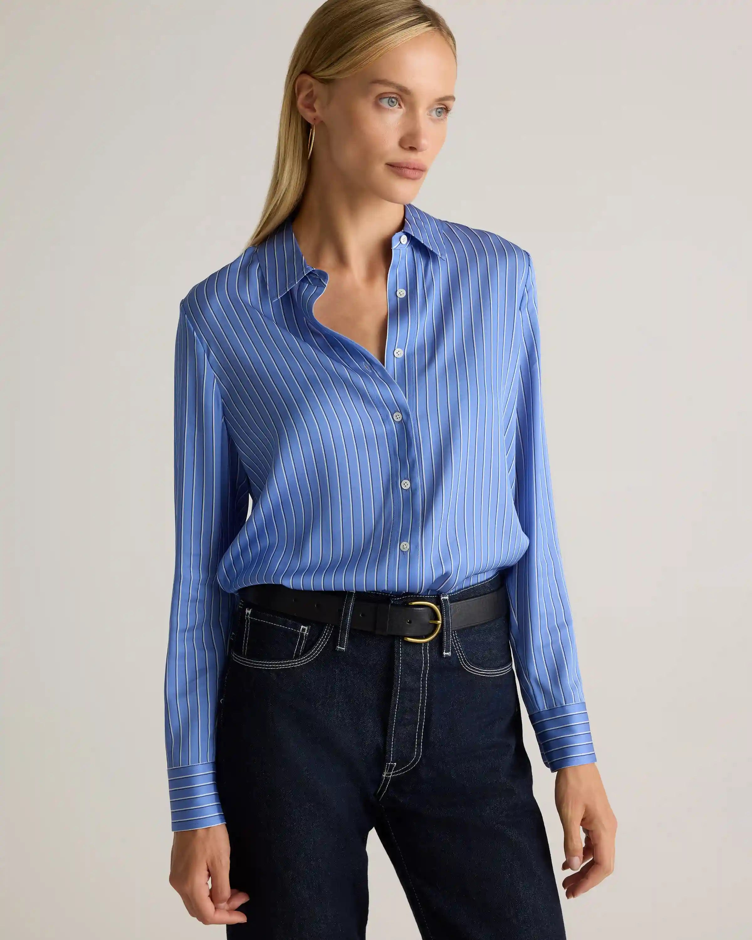 Washable Stretch Silk Blouse