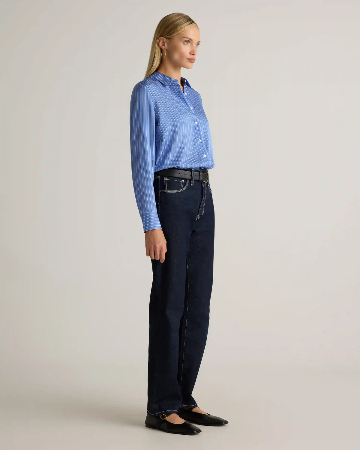 Washable Stretch Silk Blouse