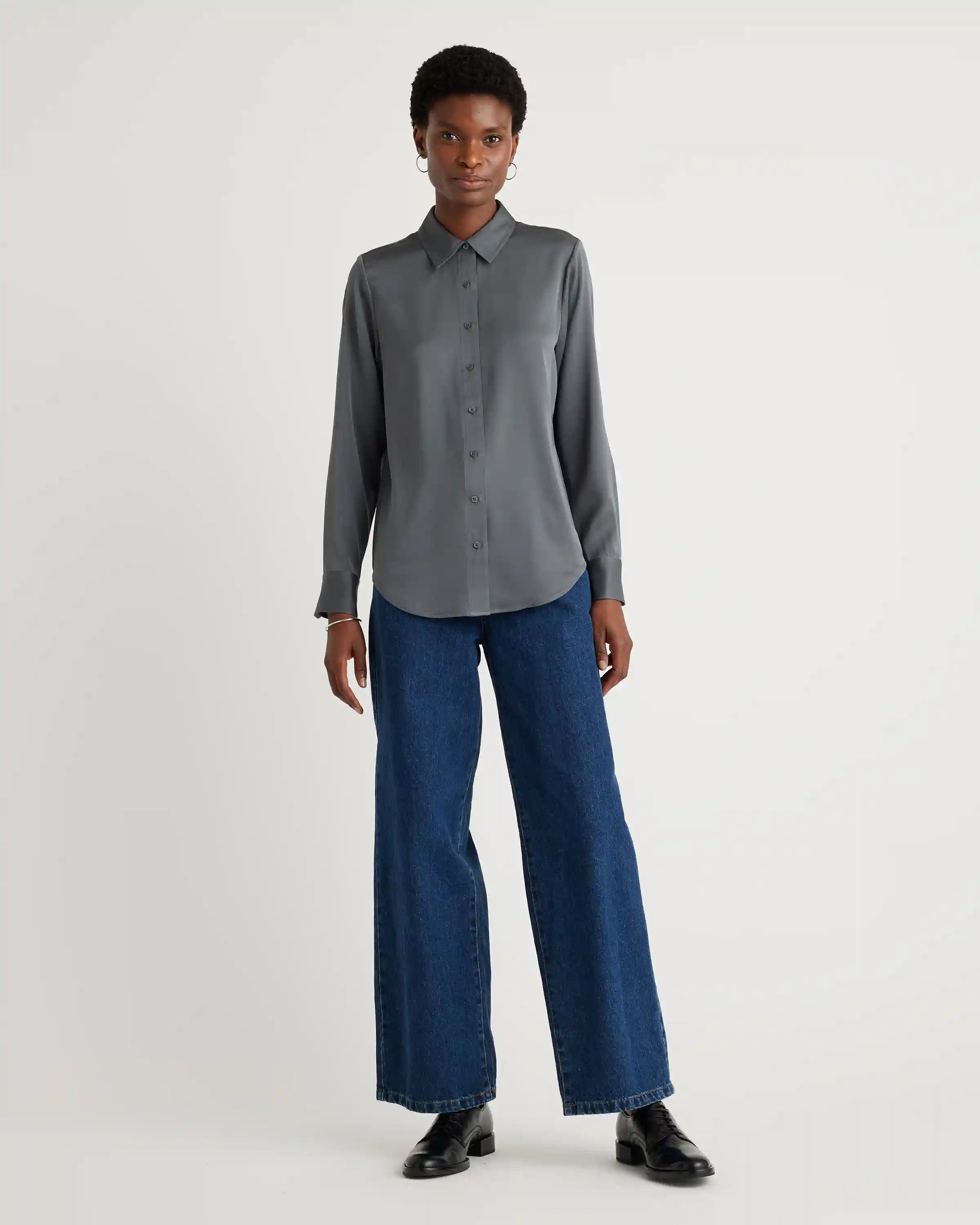 Washable Stretch Silk Blouse