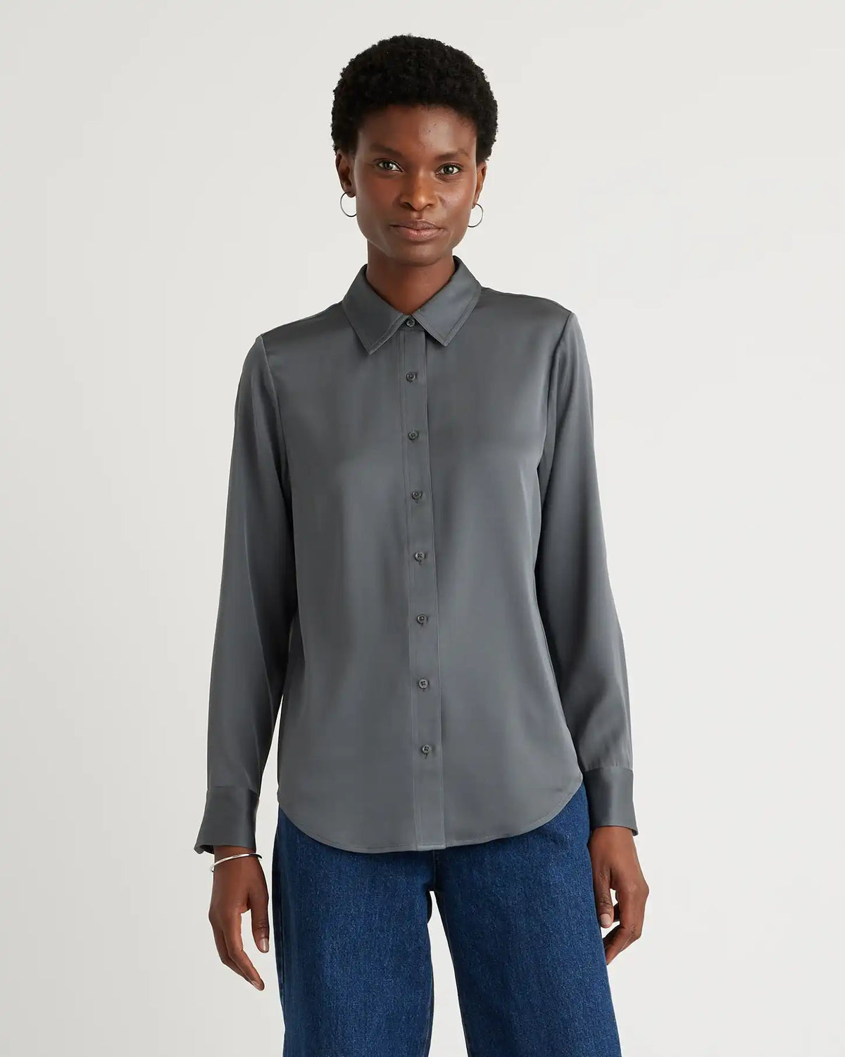 Washable Stretch Silk Blouse