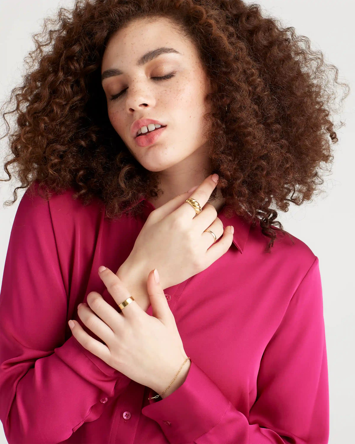 Washable Stretch Silk Blouse
