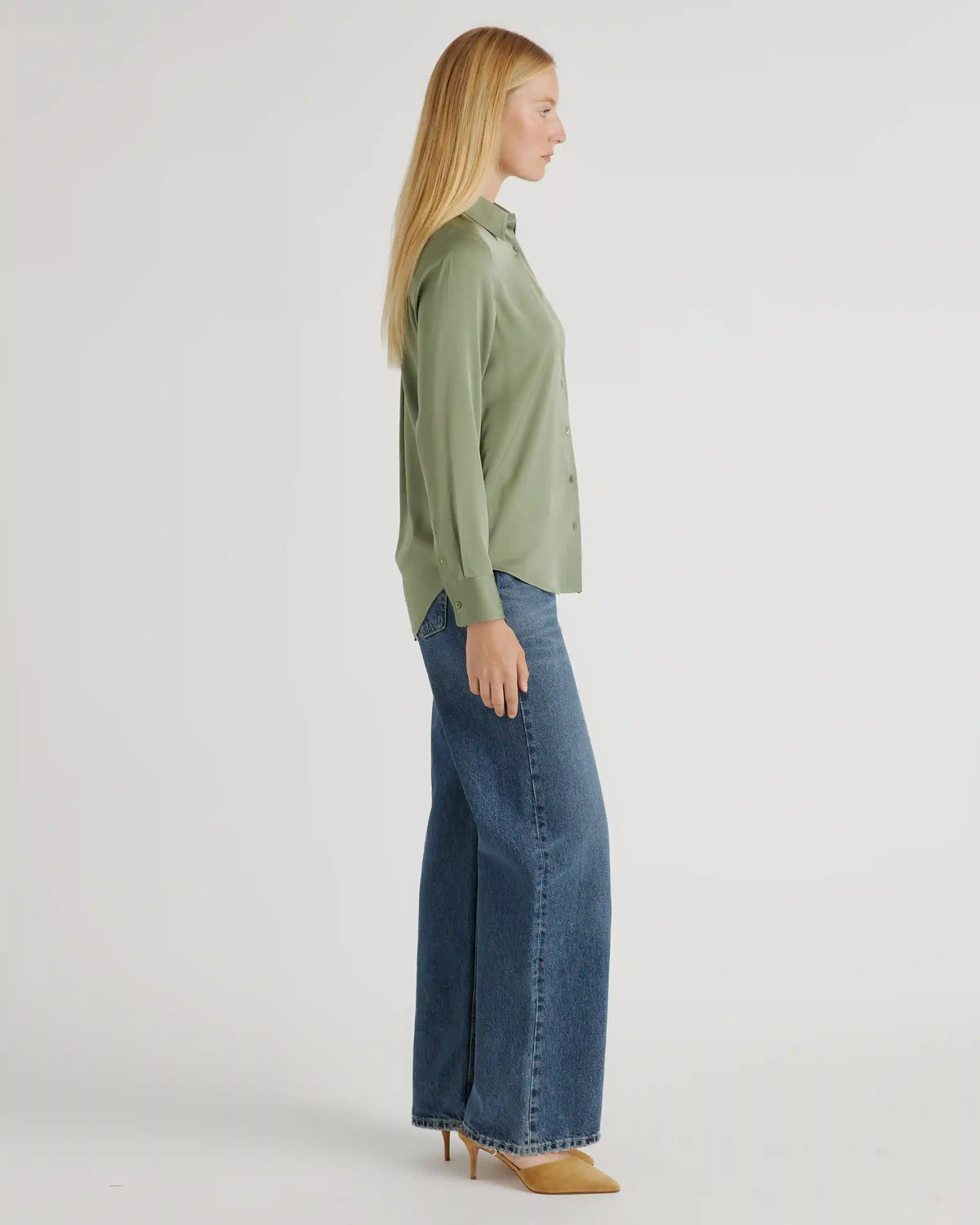 Washable Stretch Silk Blouse