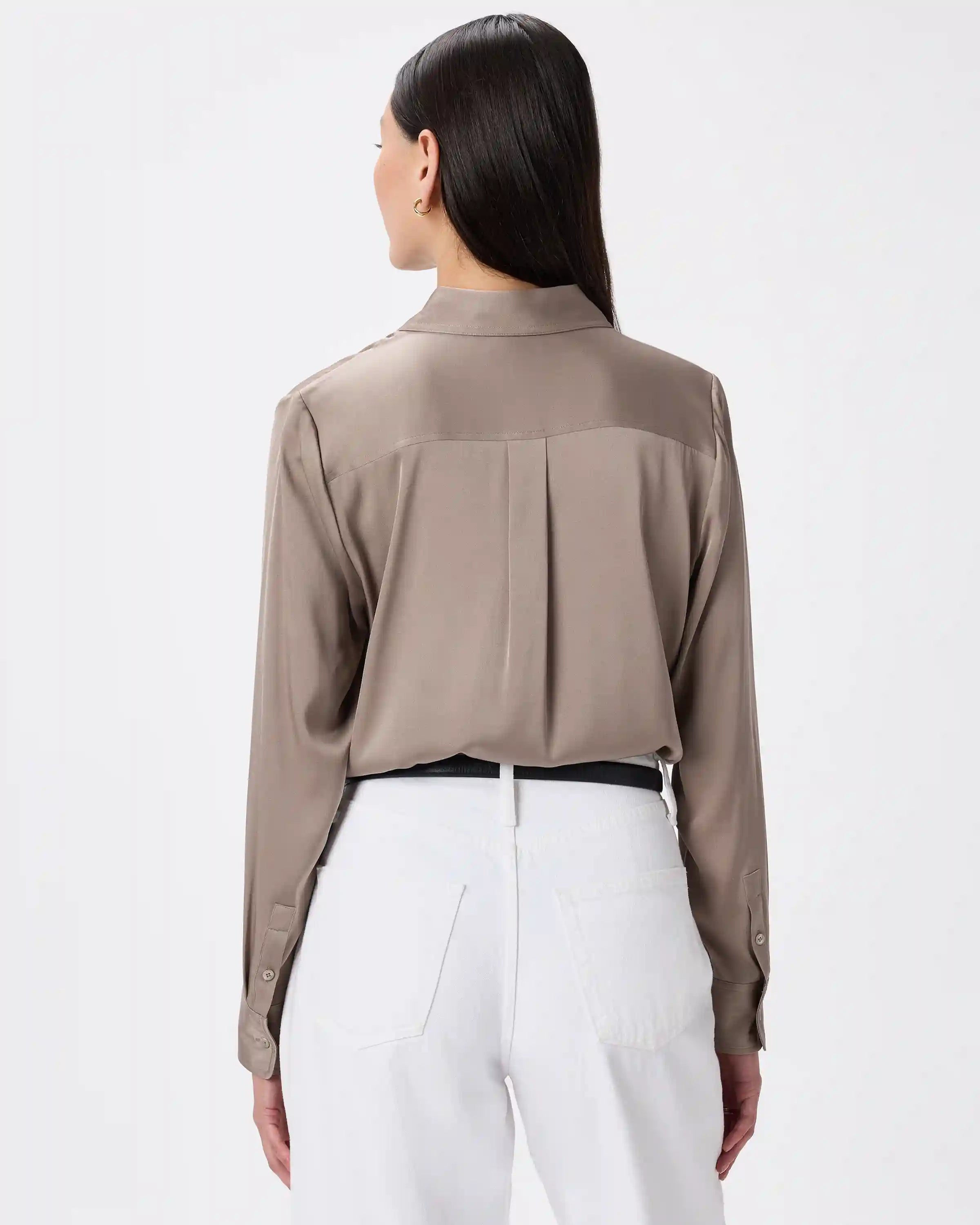 Washable Stretch Silk Blouse