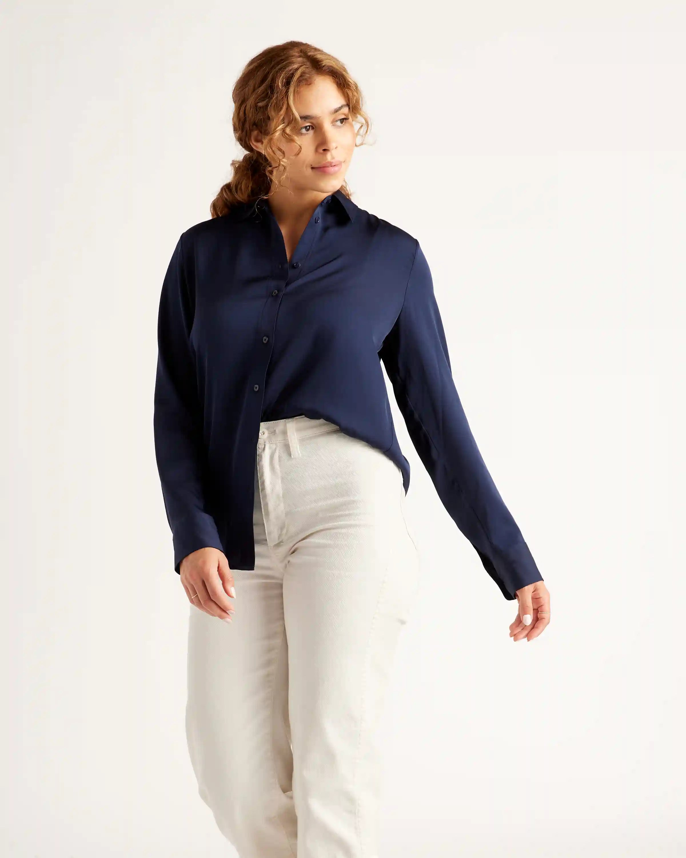 Washable Stretch Silk Blouse