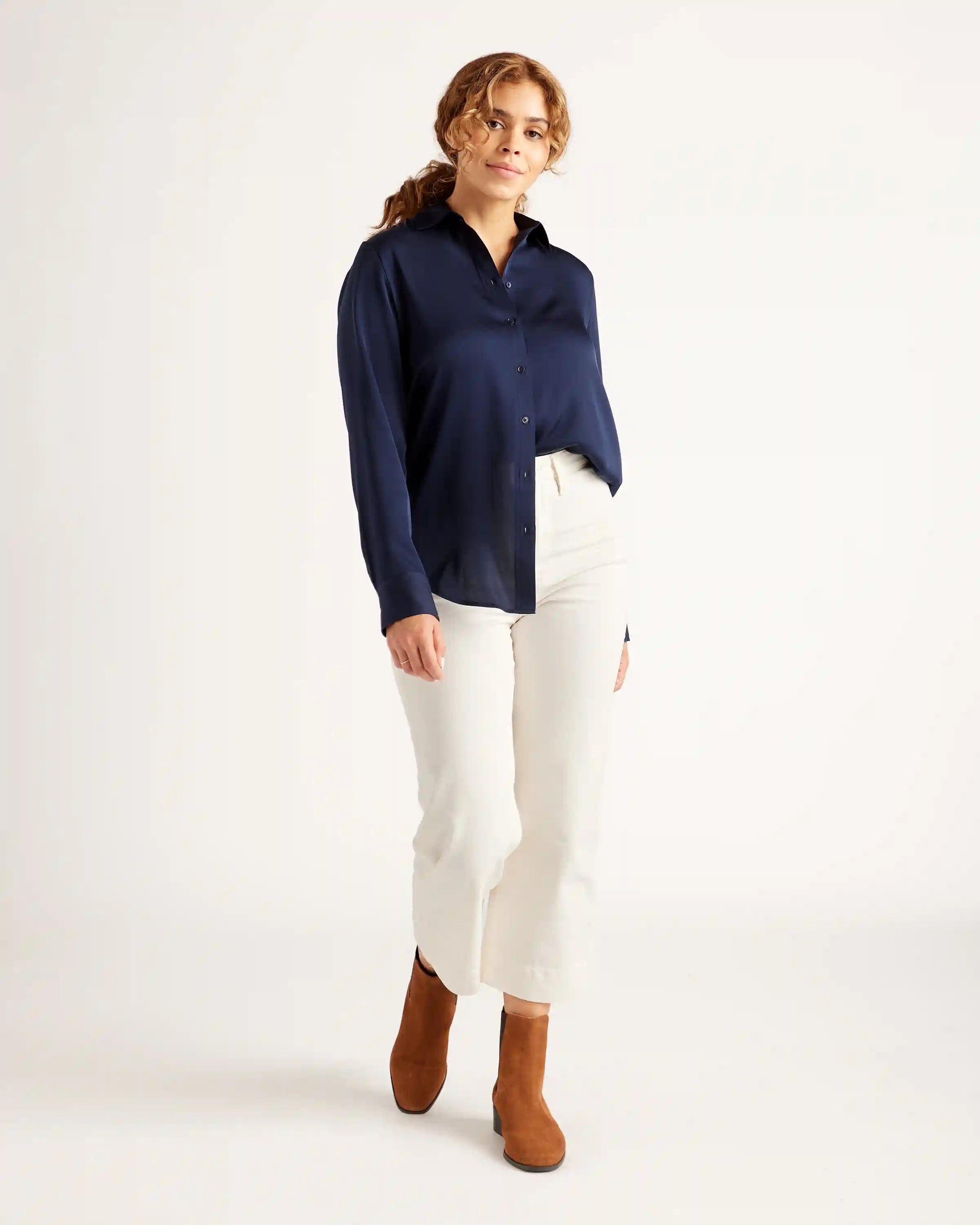 Washable Stretch Silk Blouse