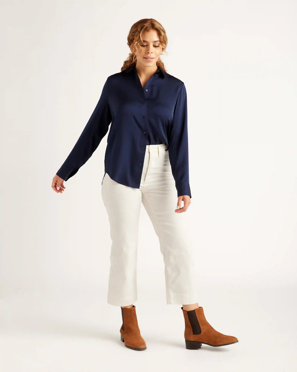 Washable Stretch Silk Blouse