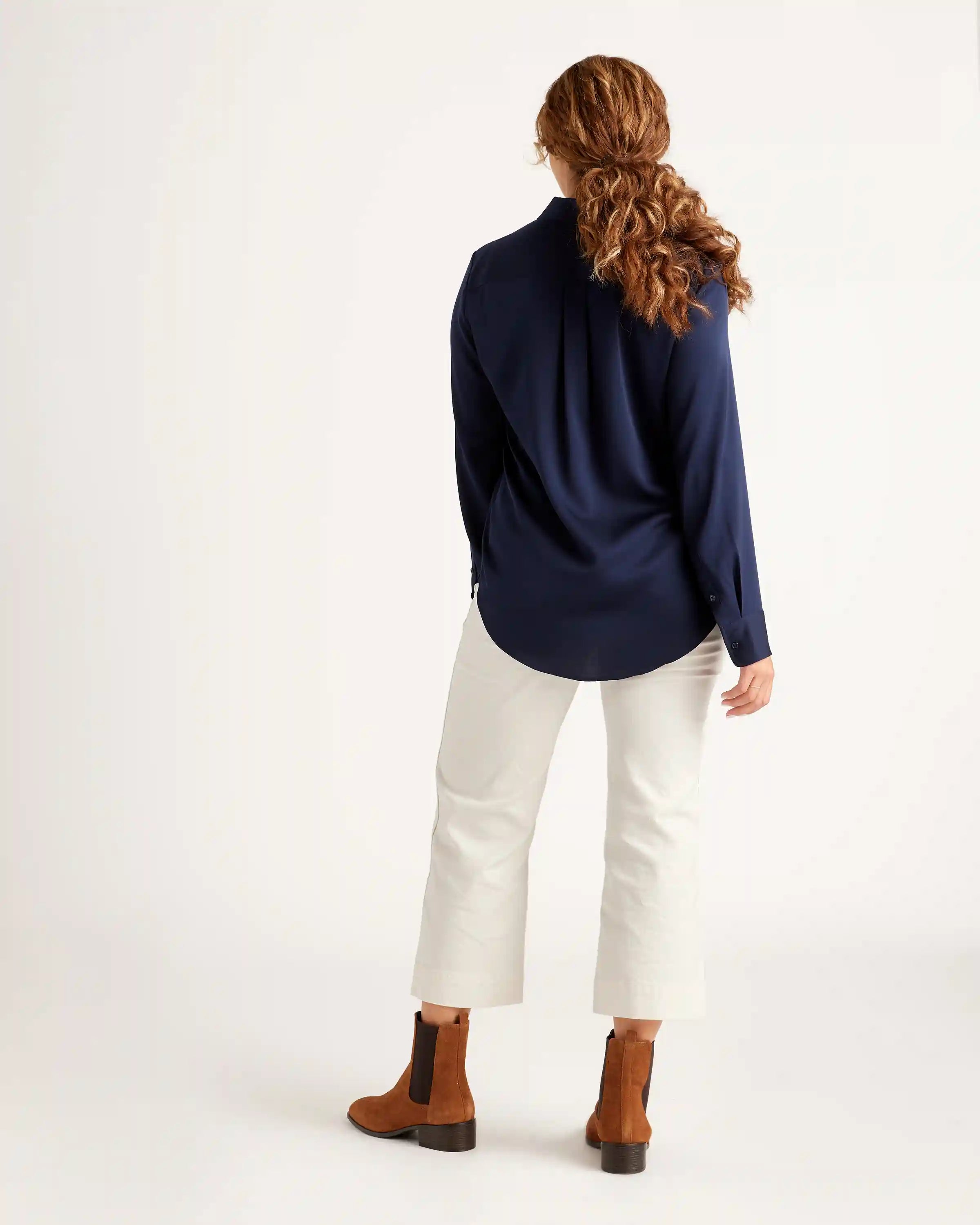Washable Stretch Silk Blouse