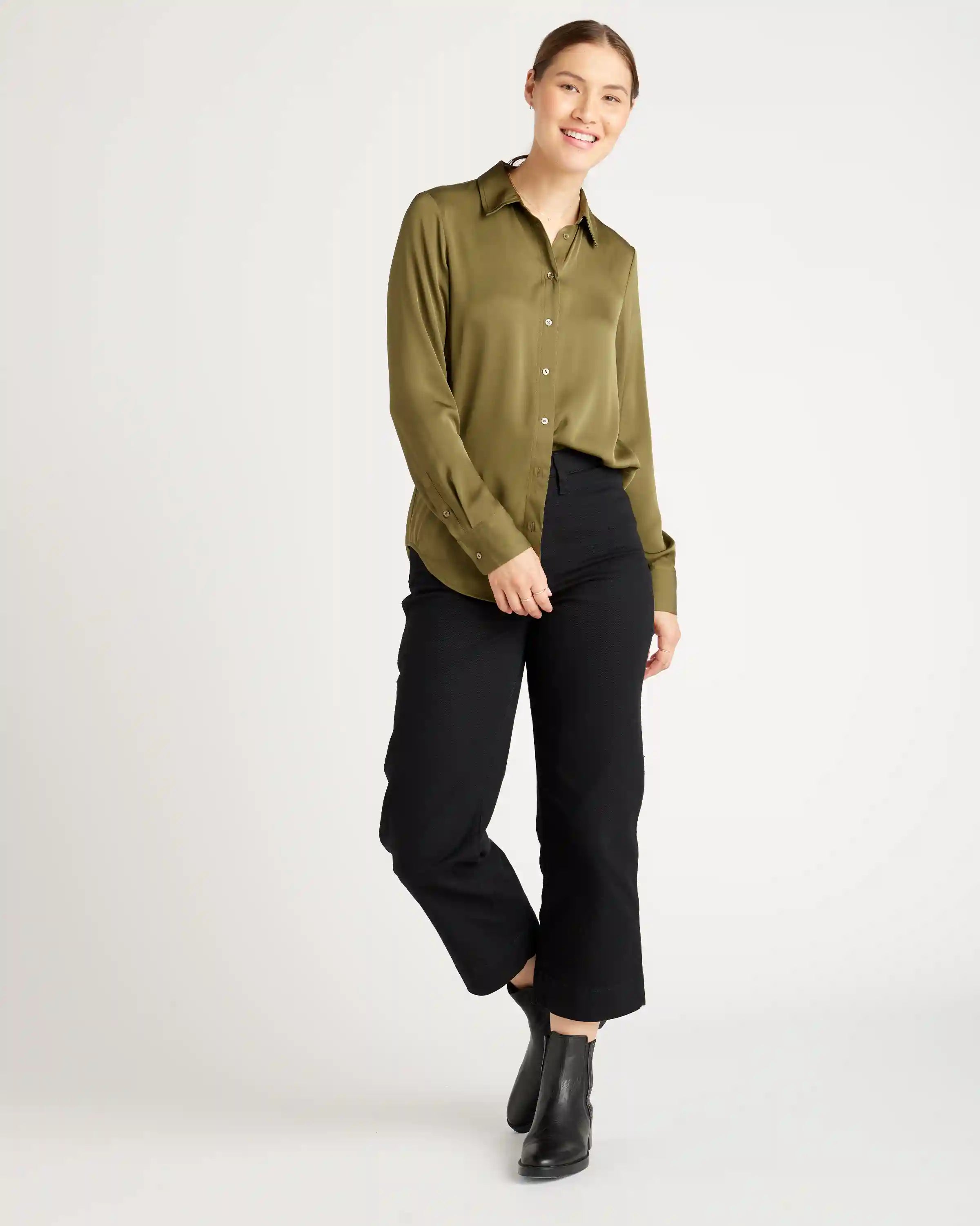 Washable Stretch Silk Blouse