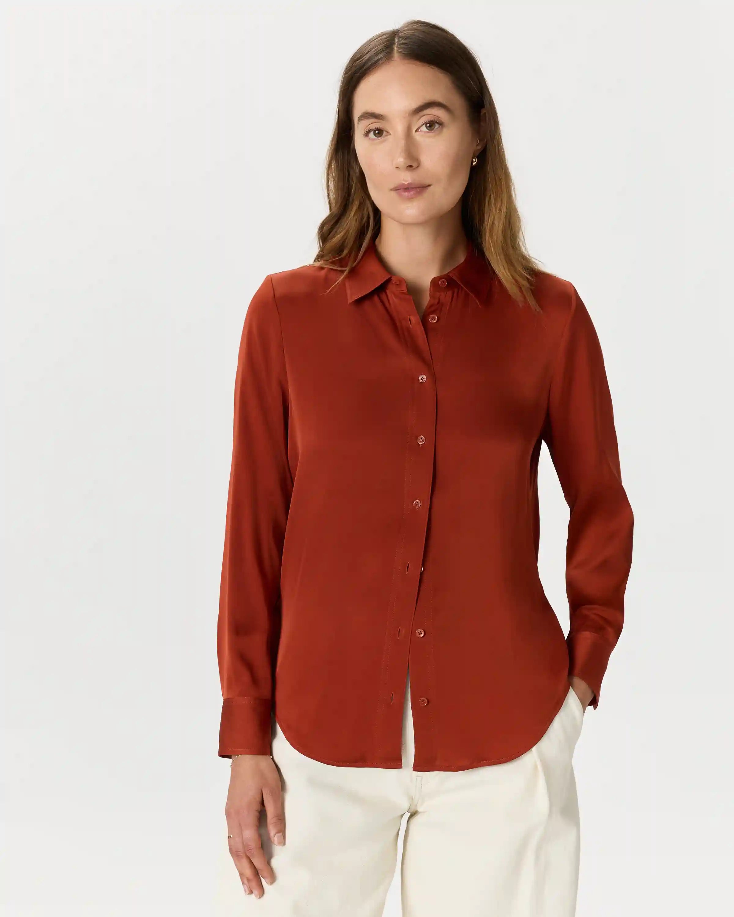 Washable Stretch Silk Blouse