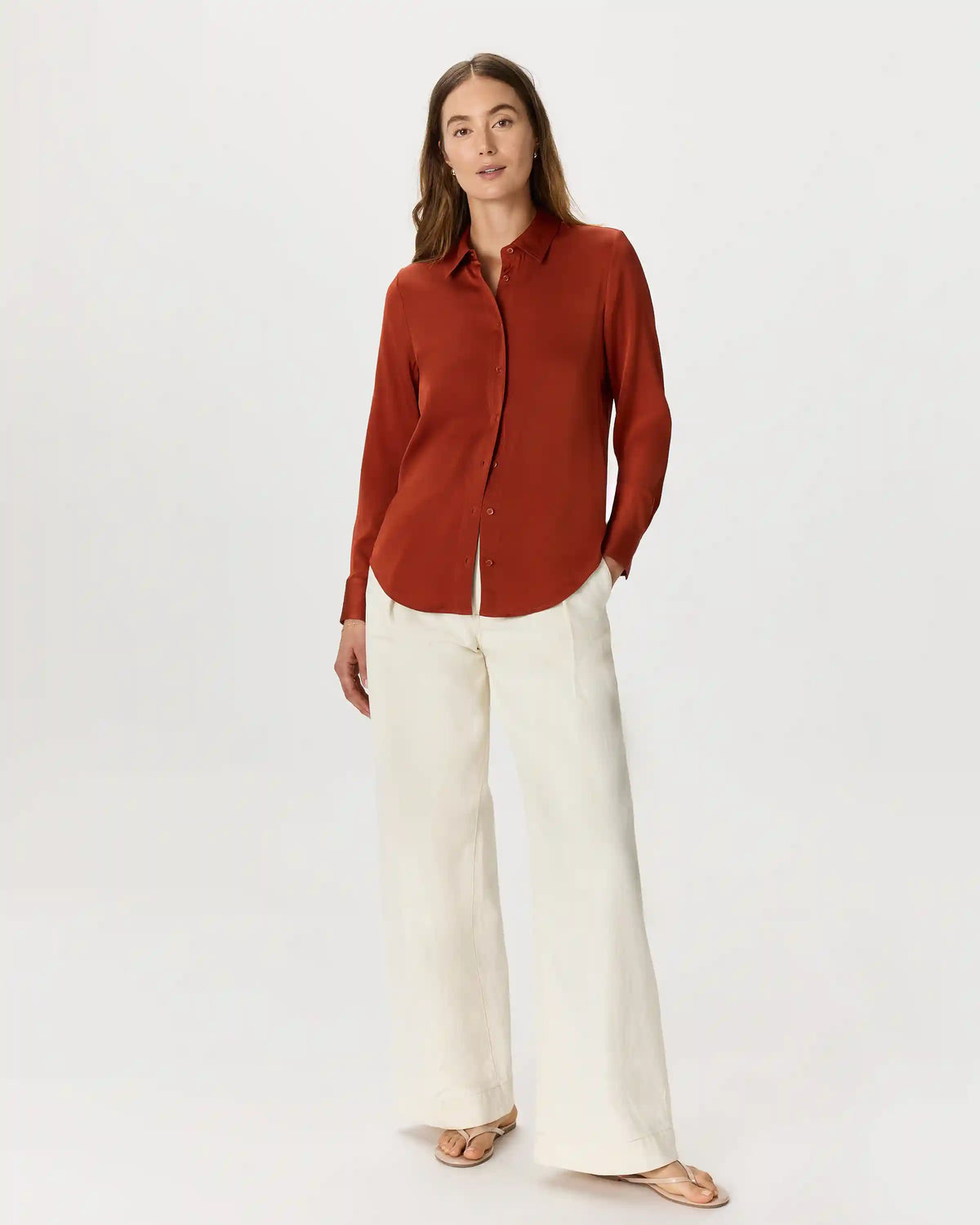 Washable Stretch Silk Blouse