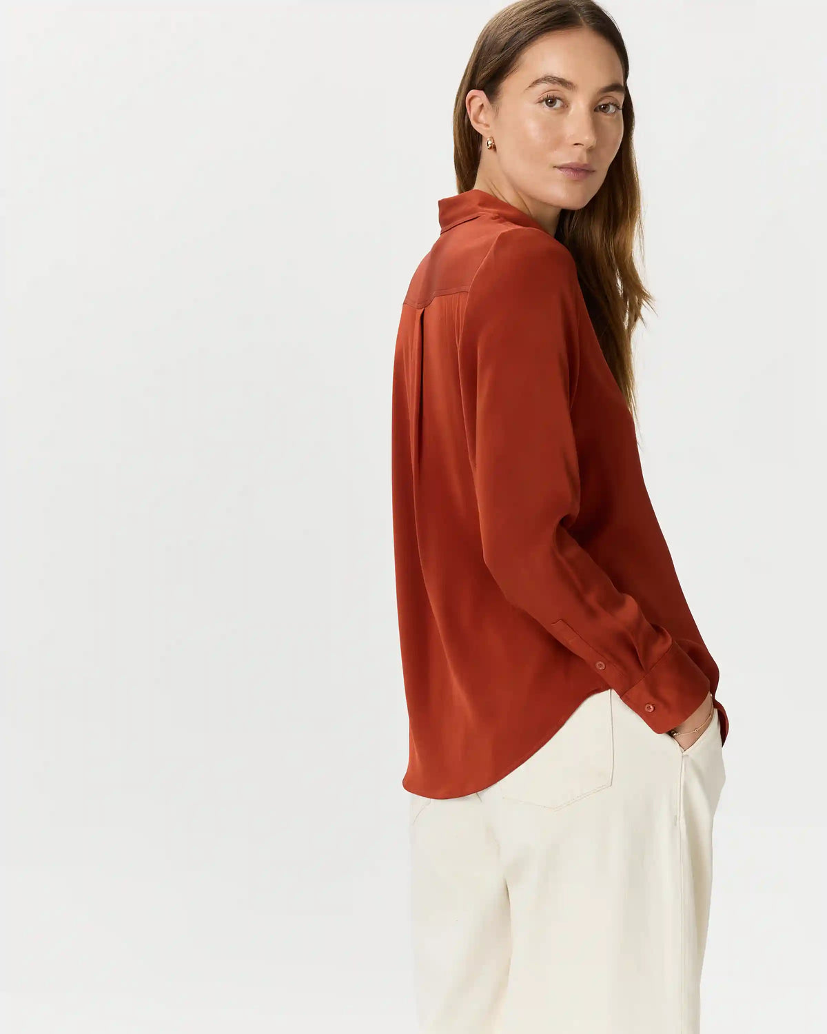 Washable Stretch Silk Blouse