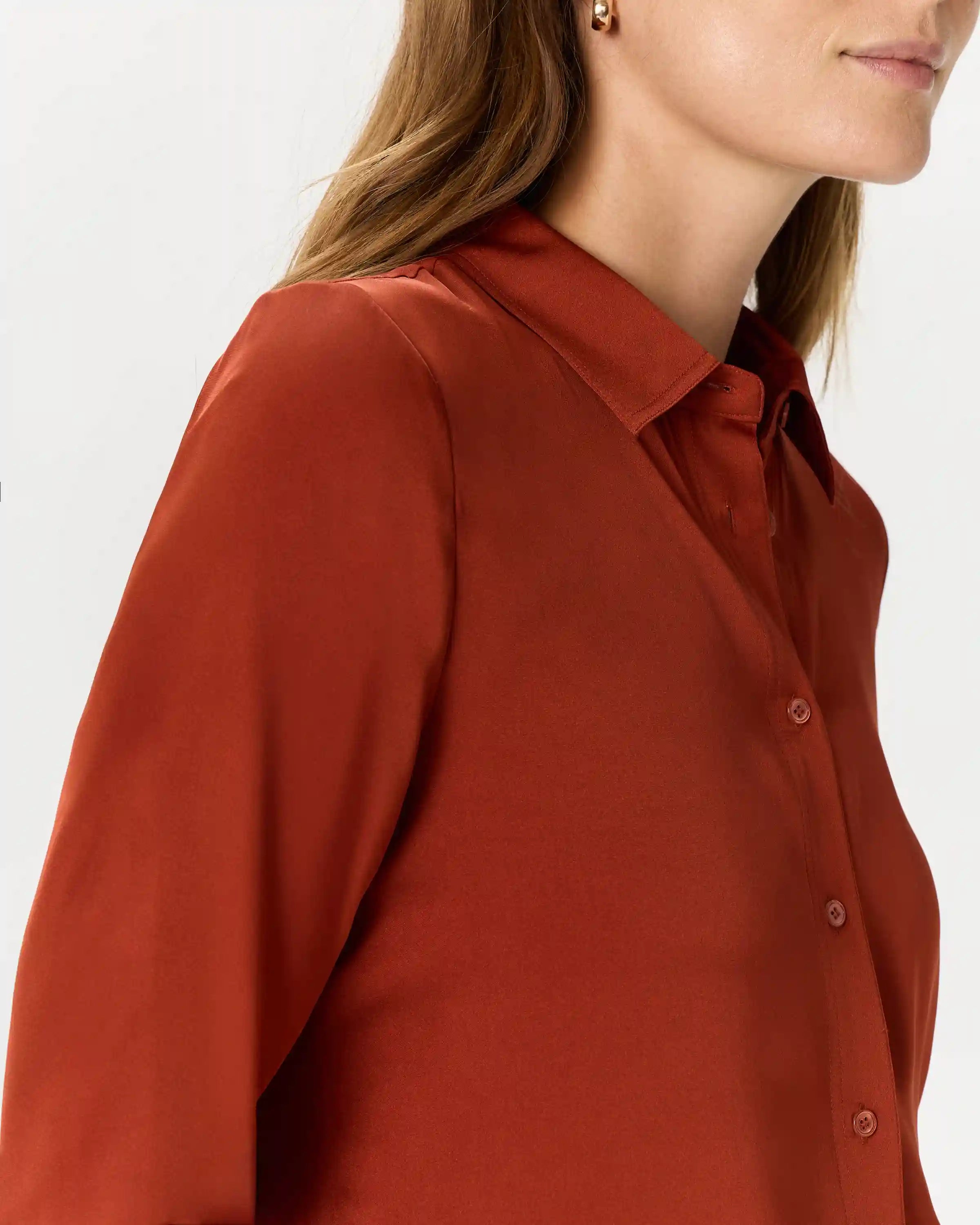 Washable Stretch Silk Blouse