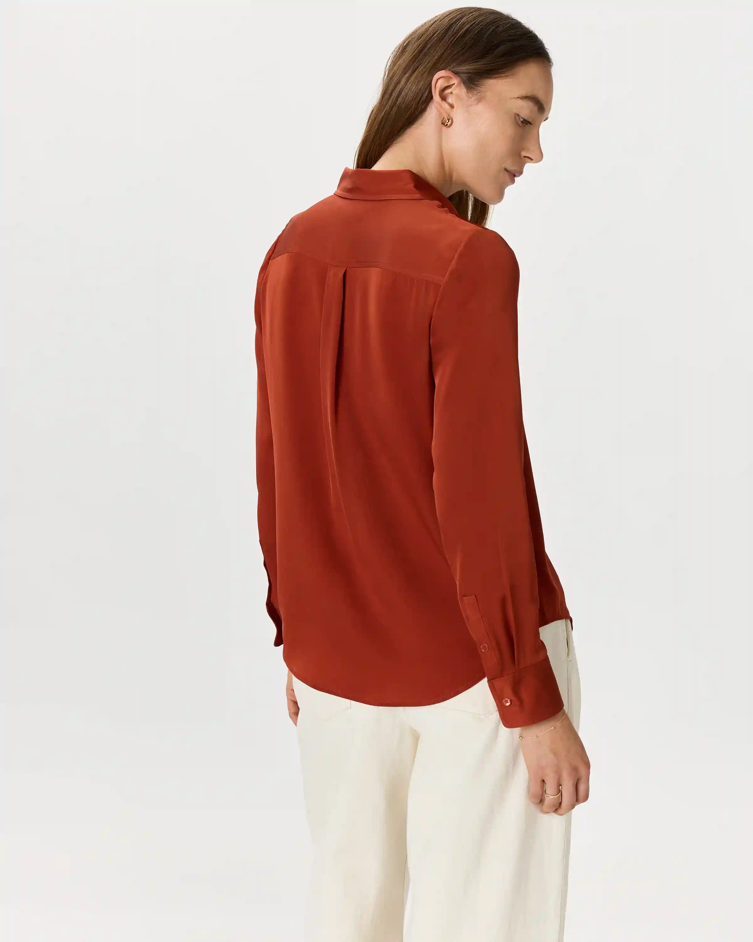 Washable Stretch Silk Blouse