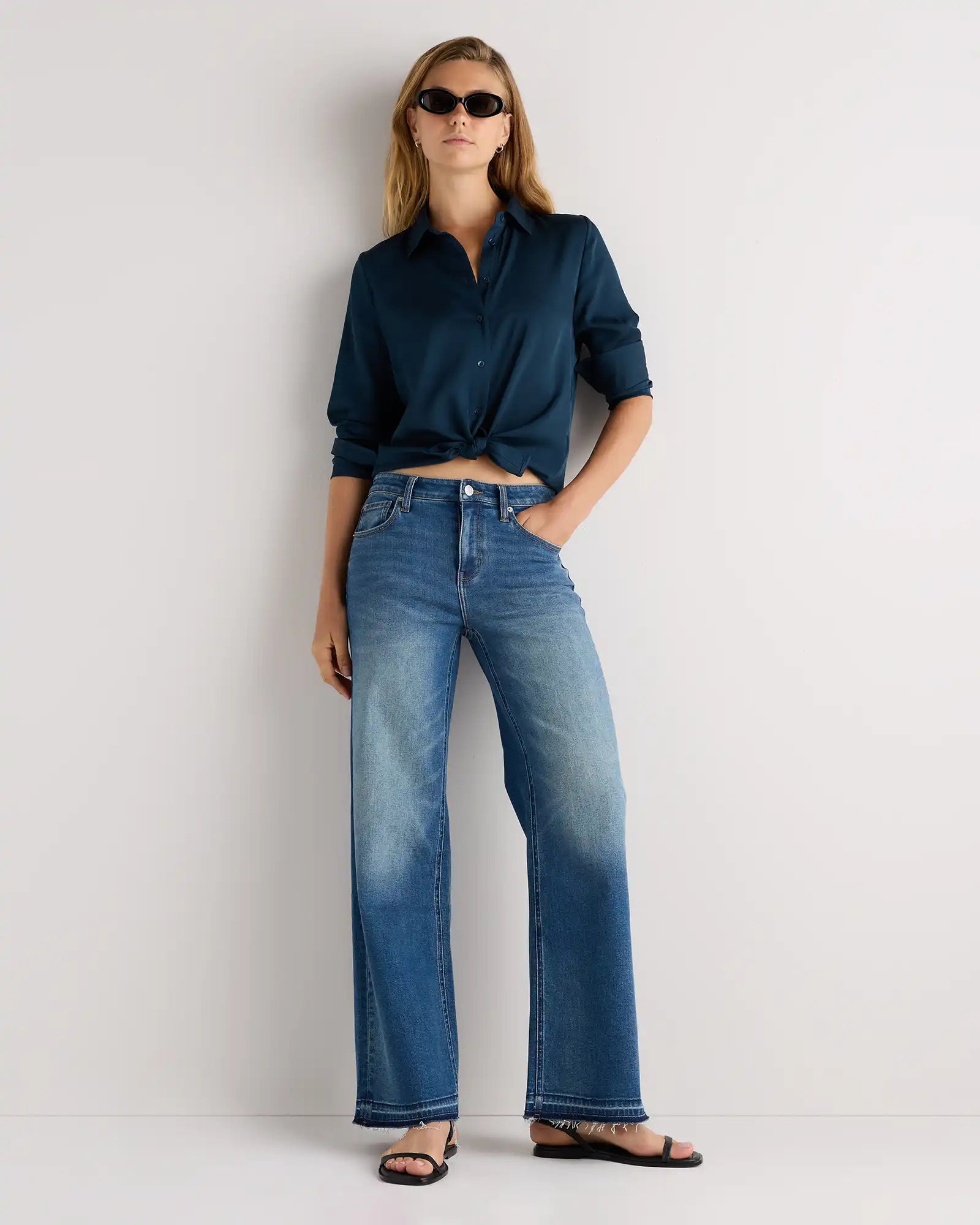 Washable Stretch Silk Blouse