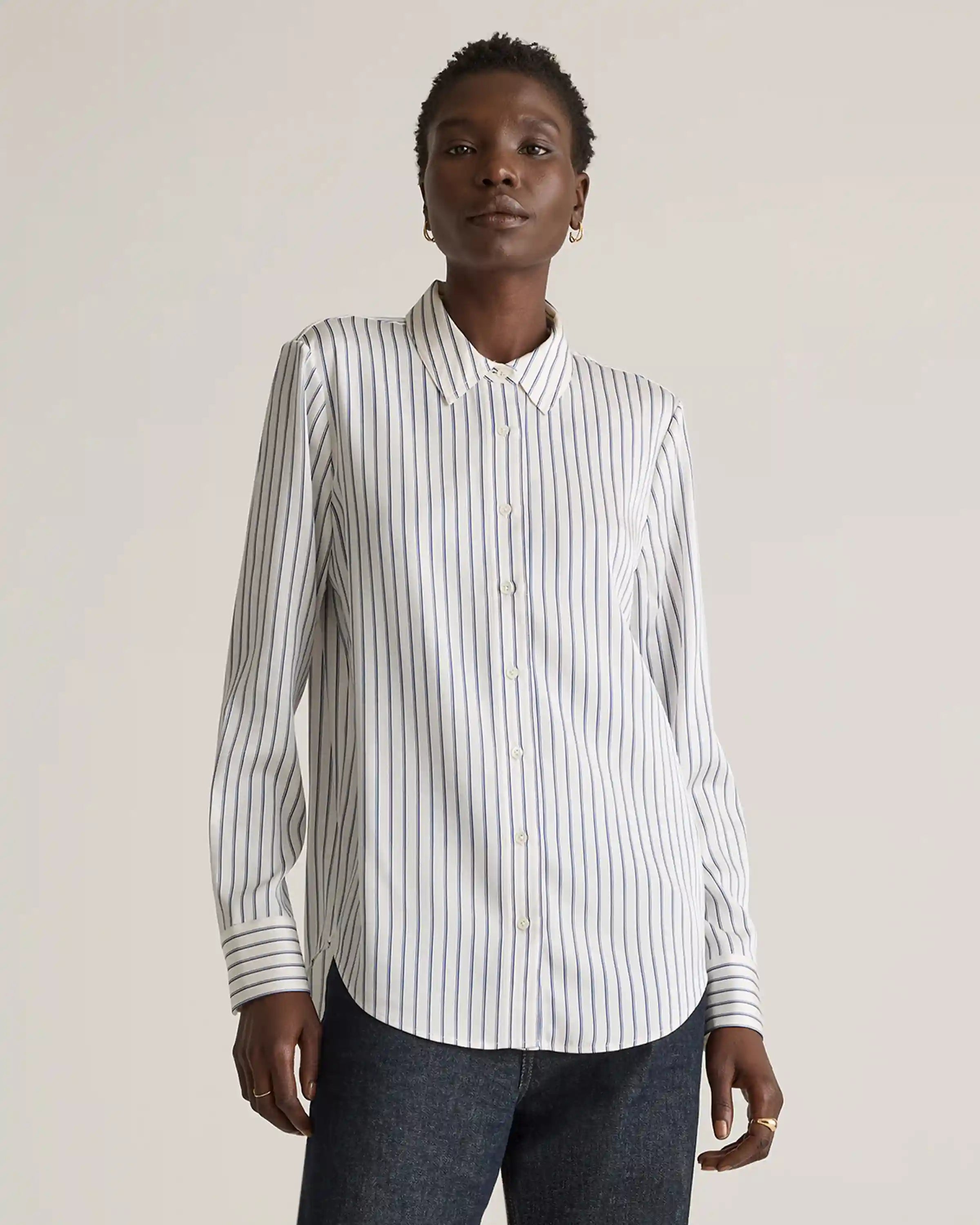 Washable Stretch Silk Blouse