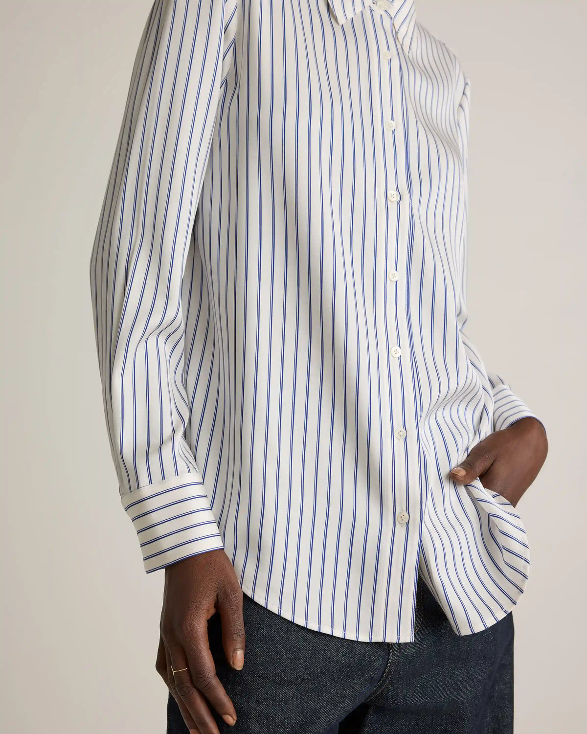 Washable Stretch Silk Blouse