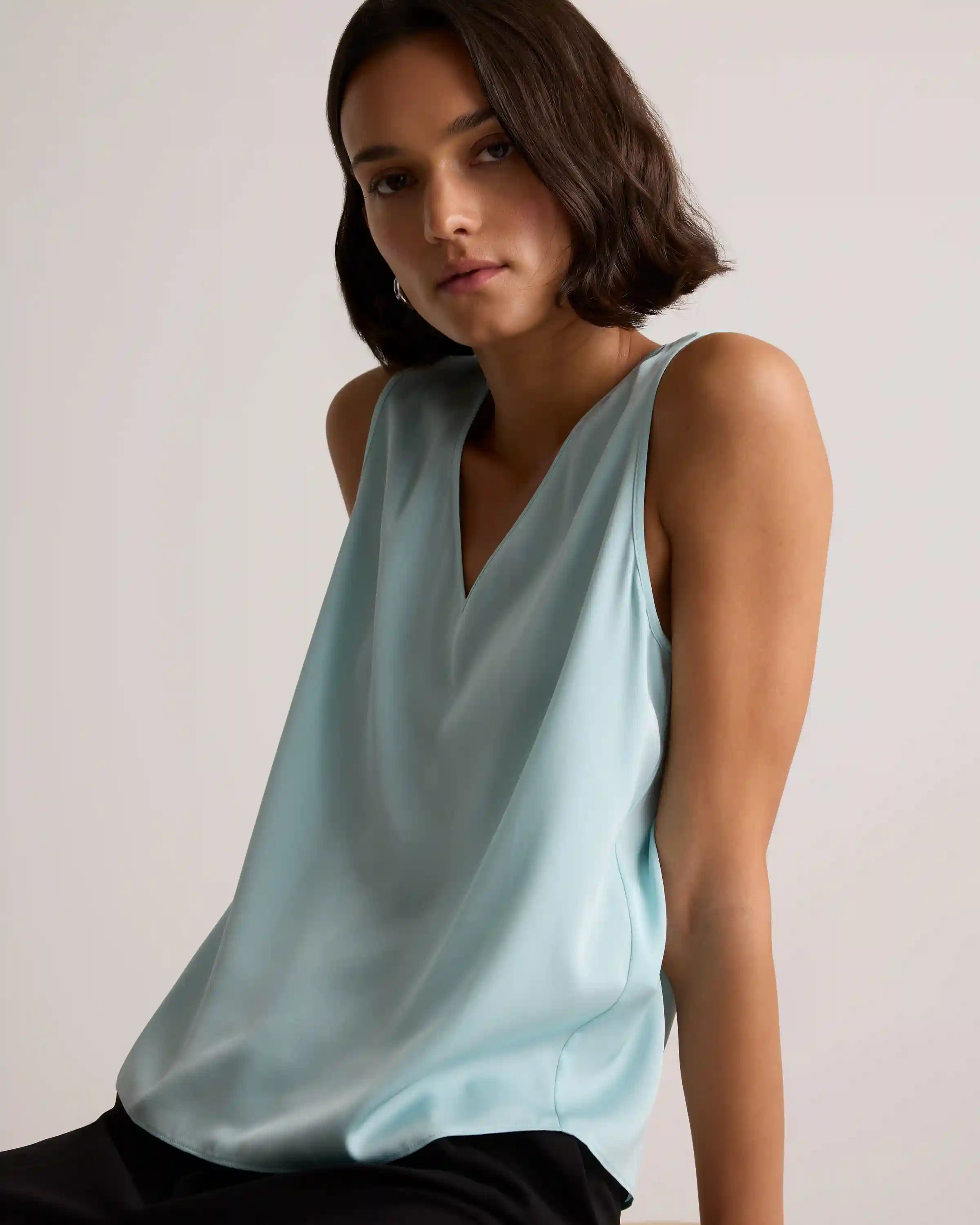 Washable Stretch Silk Tank