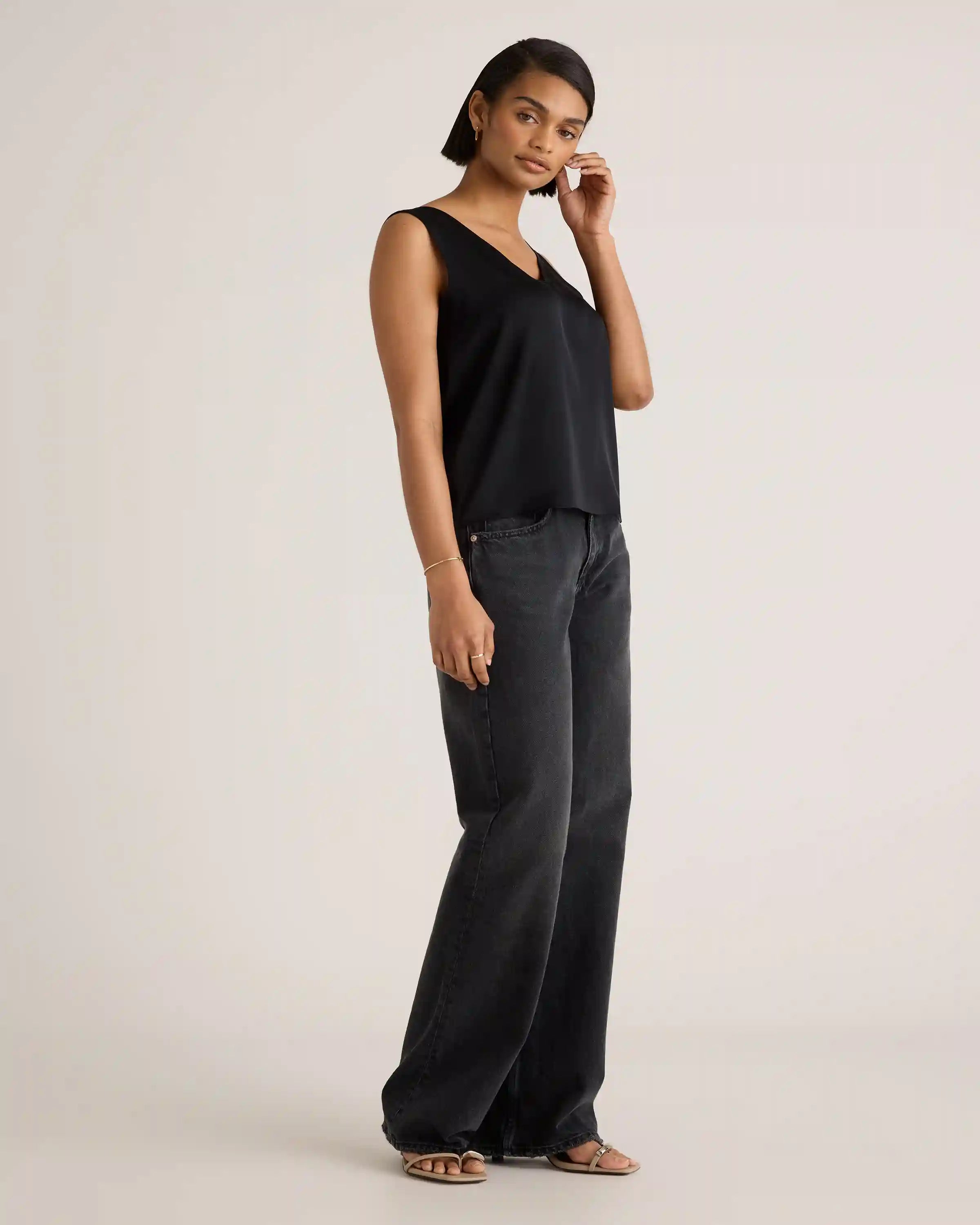 Washable Stretch Silk Tank