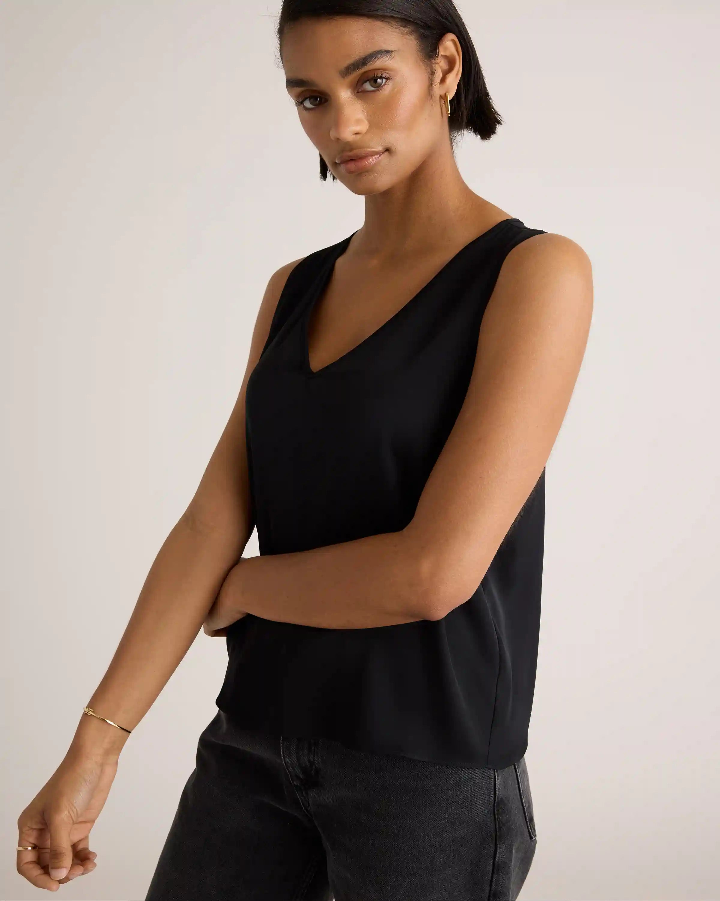 Washable Stretch Silk Tank