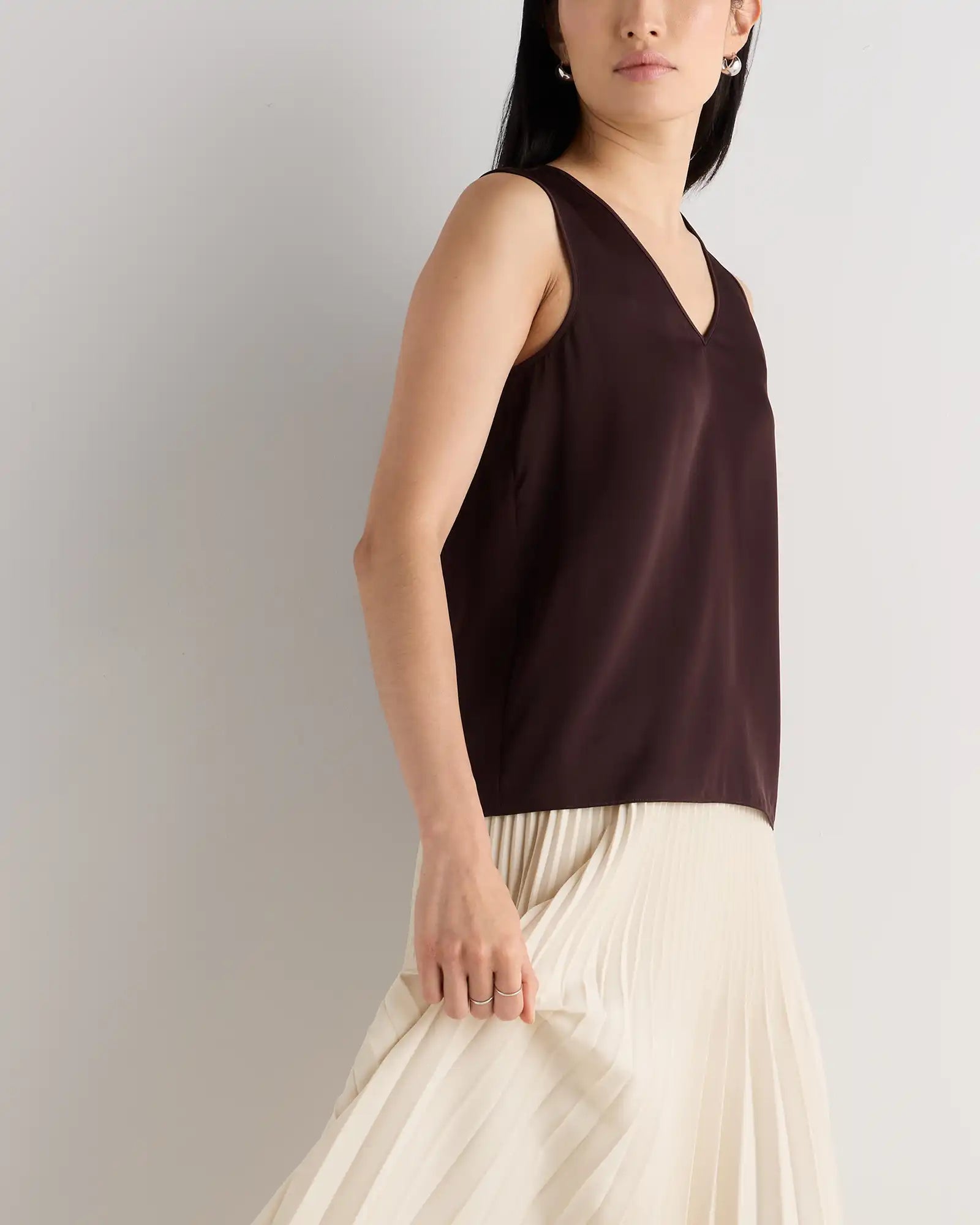Washable Stretch Silk Tank