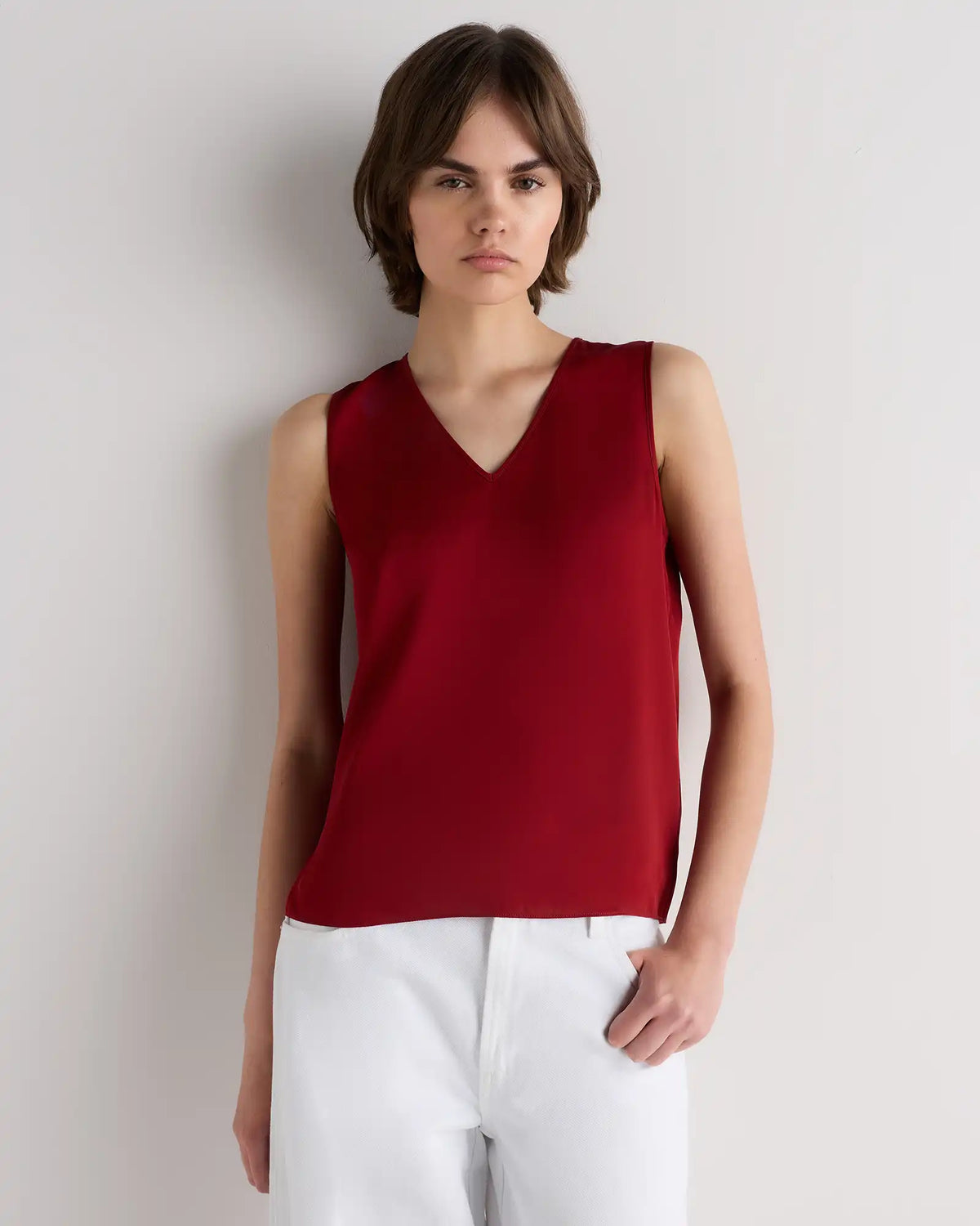 Washable Stretch Silk Tank