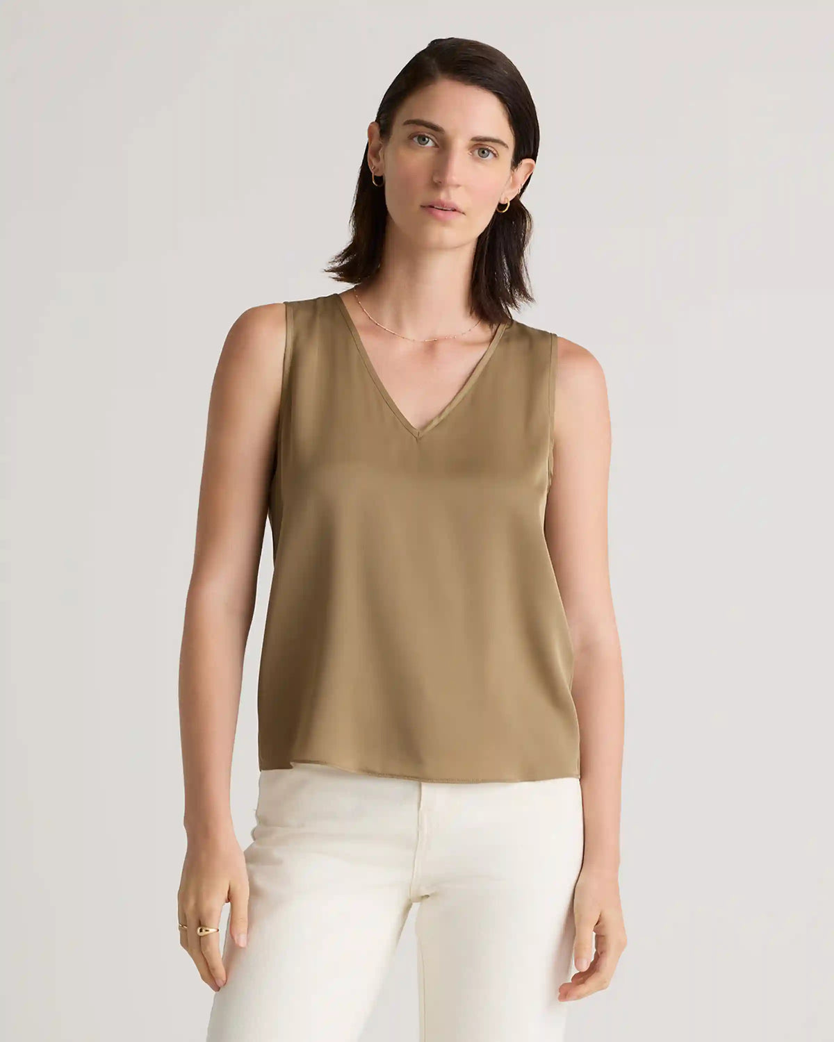Washable Stretch Silk Tank