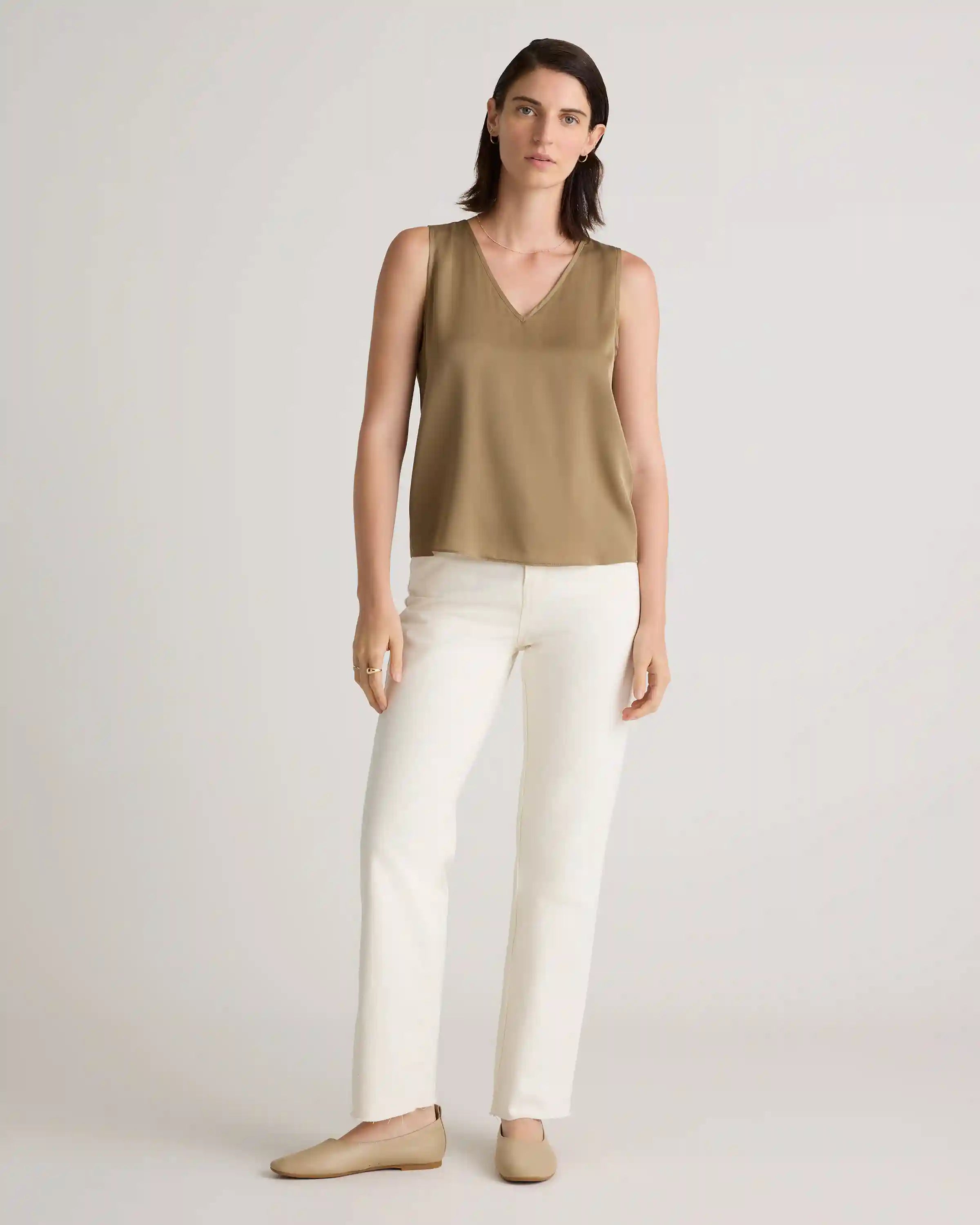 Washable Stretch Silk Tank