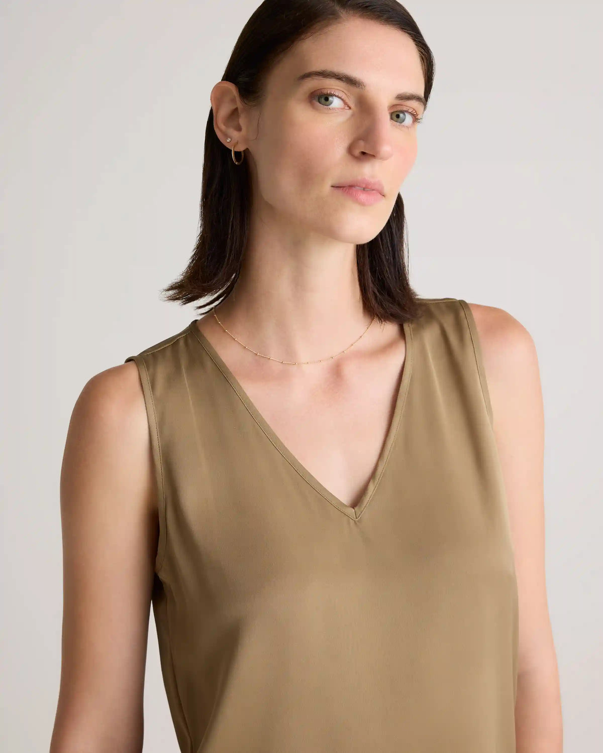 Washable Stretch Silk Tank